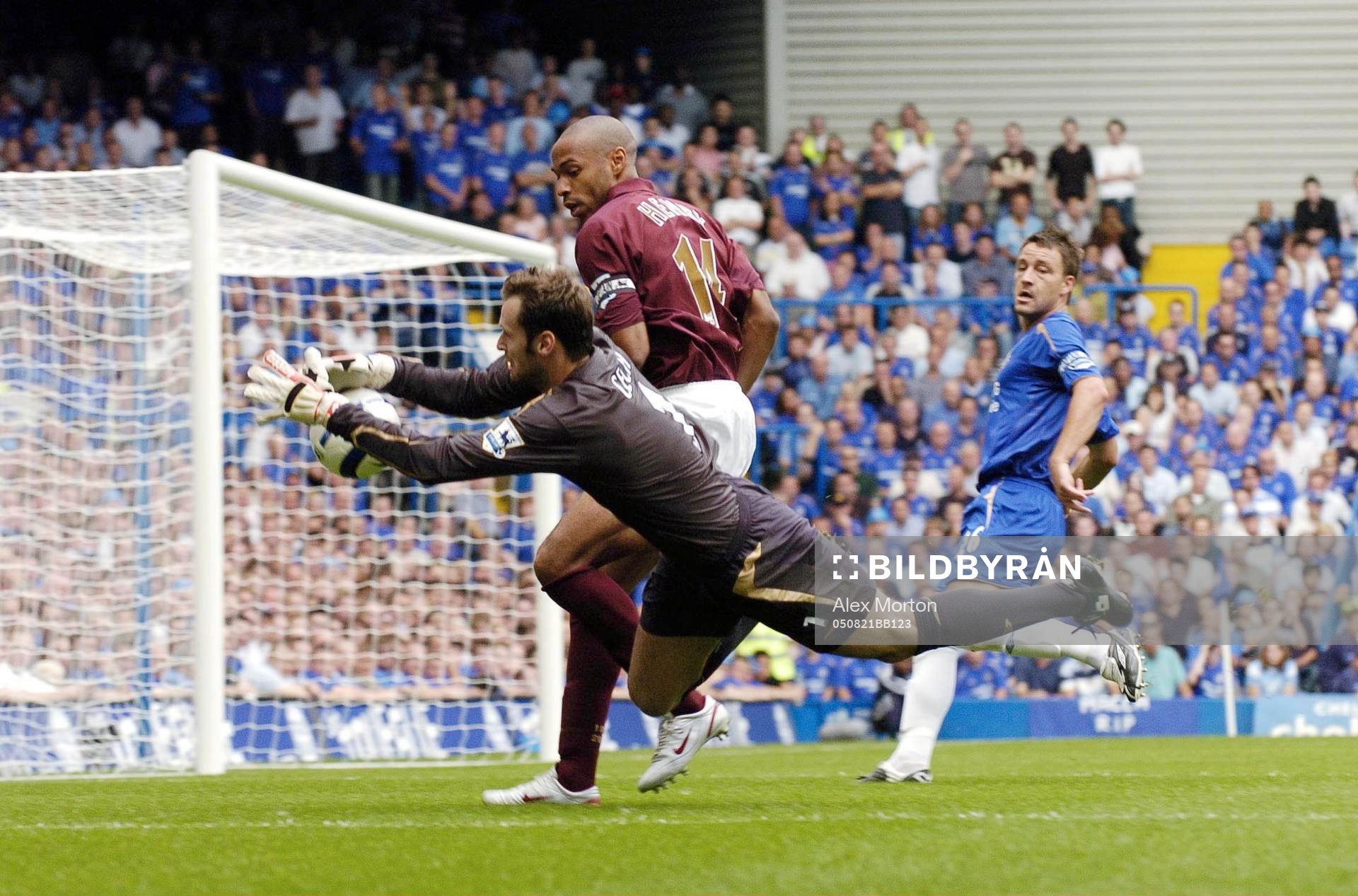 Petr Cech, Chjelsea (Målvakt) och Thierry Henry, Arsenal