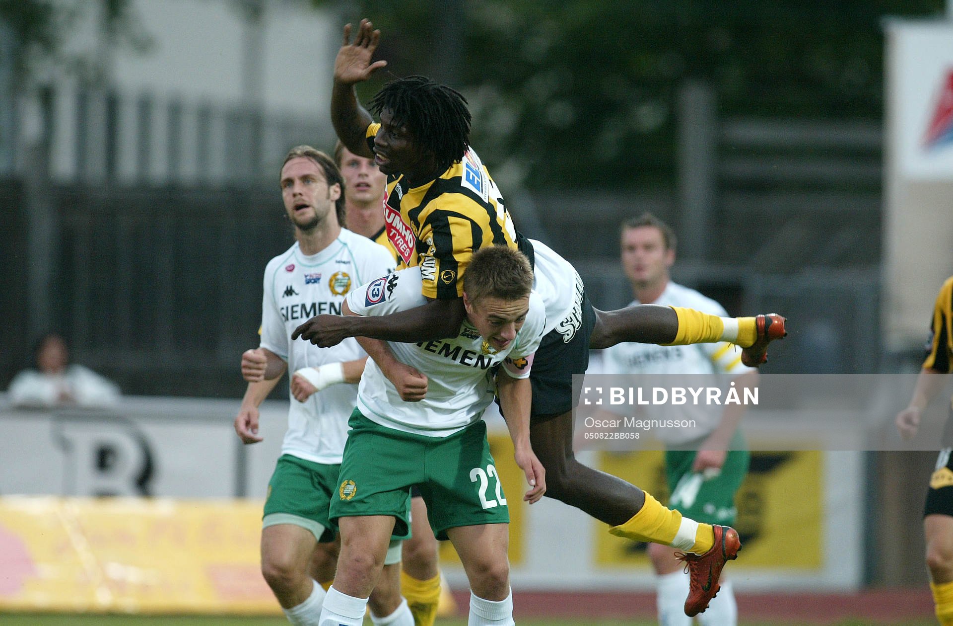 Jimmy Dixon, Häcken flyger över Petter Andersson, Hammarby