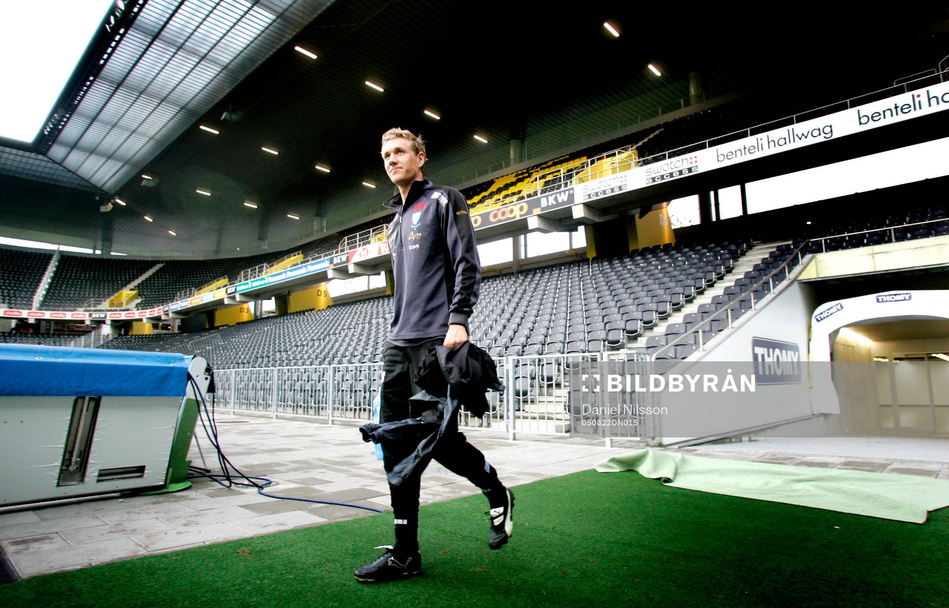 Fotboll, Kval till Champions League, Träning Malmö FF: Marcus Pode