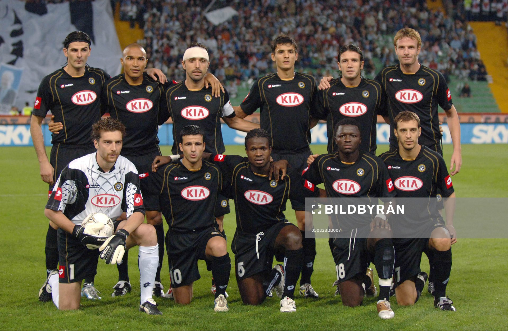  Udinese, lagbild. 