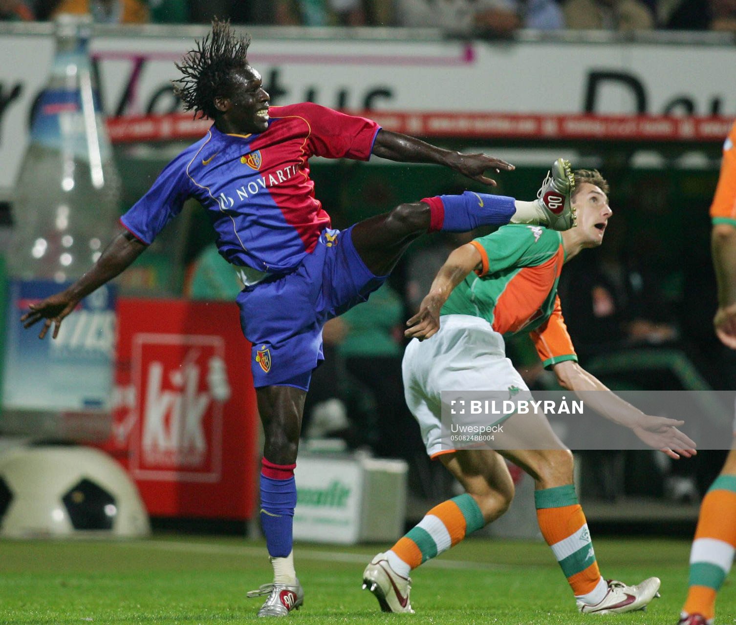  Papa Malick, Basel och Miroslav Klose, Bremen.