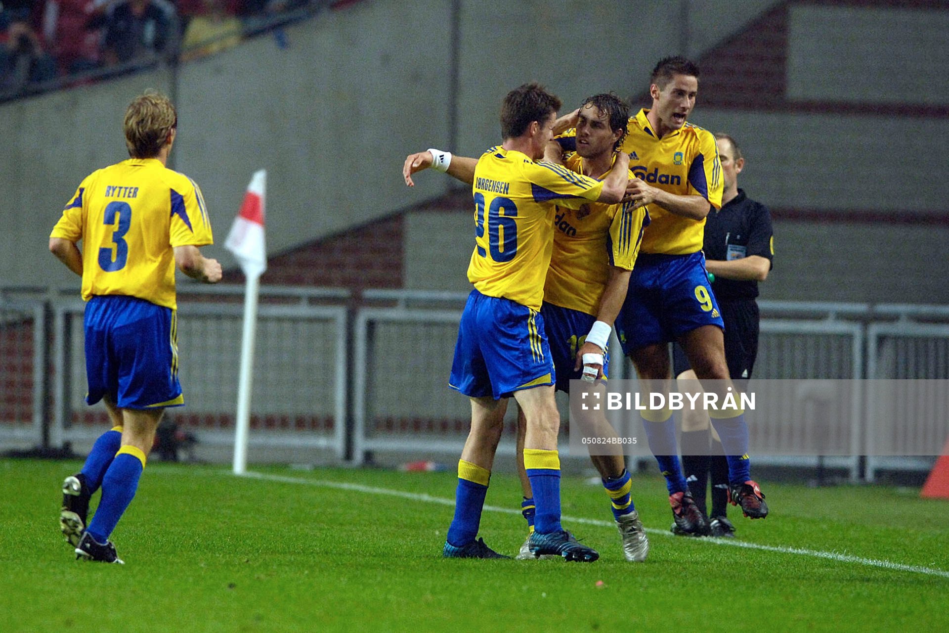 Johan Elmander, jubel