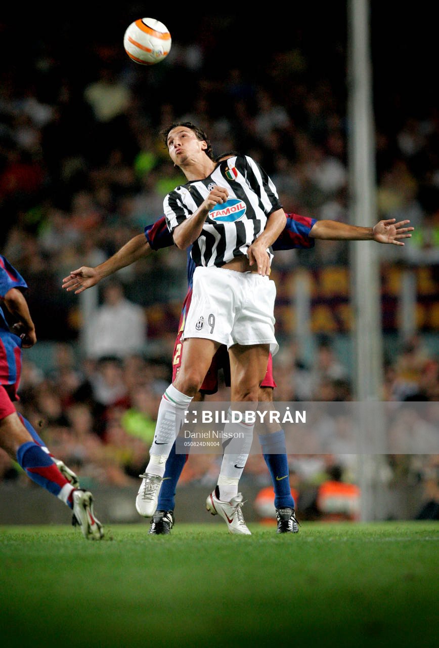 Barcelona - Juventus: Zlatan Ibrahimovic, Juventus