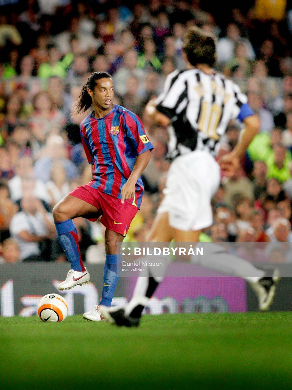Barcelona - Juventus:   Ronaldinho, Barcelona och Del
