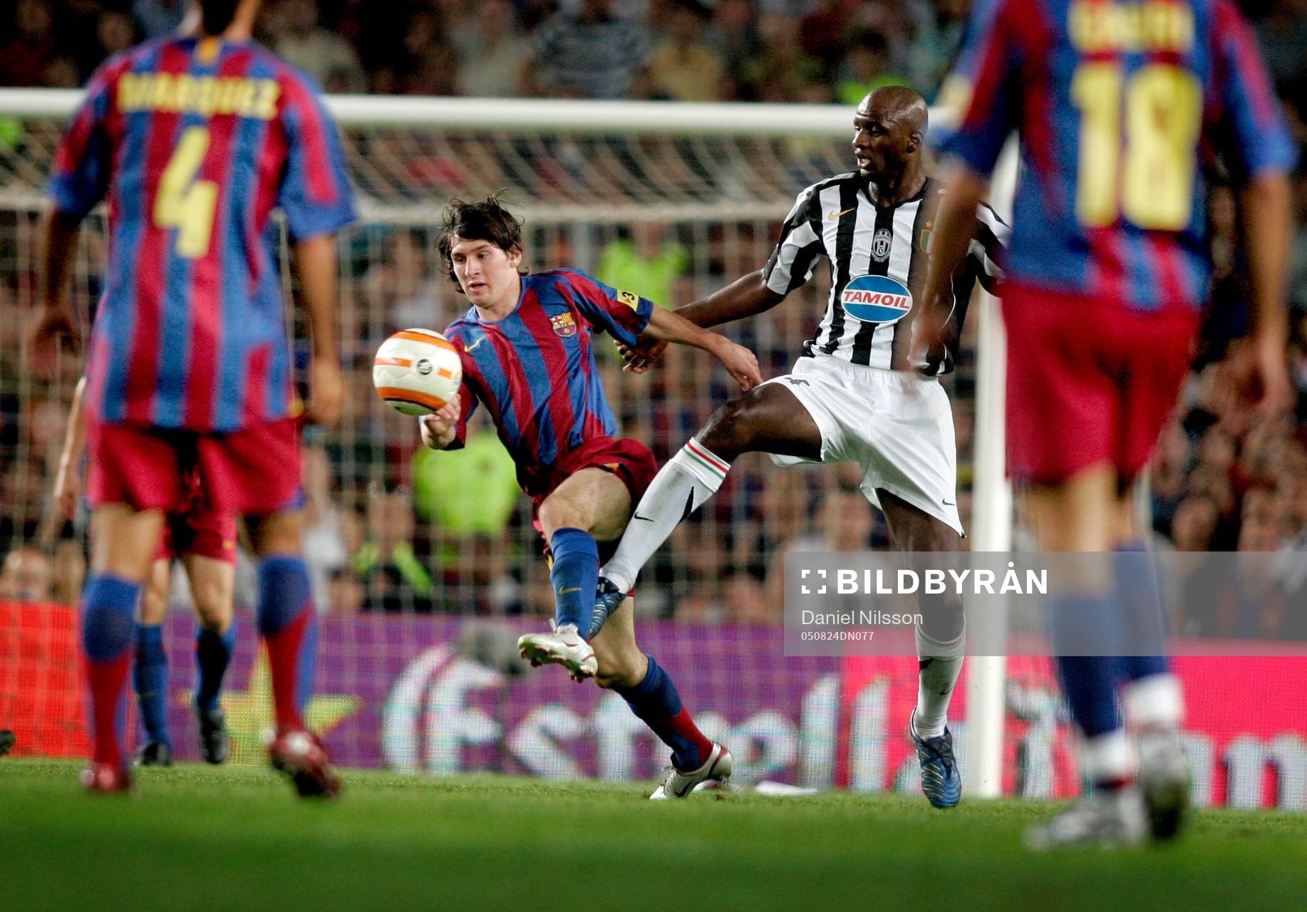 Barcelona - Juventus:  Leo Messi, barcelona och Viera,