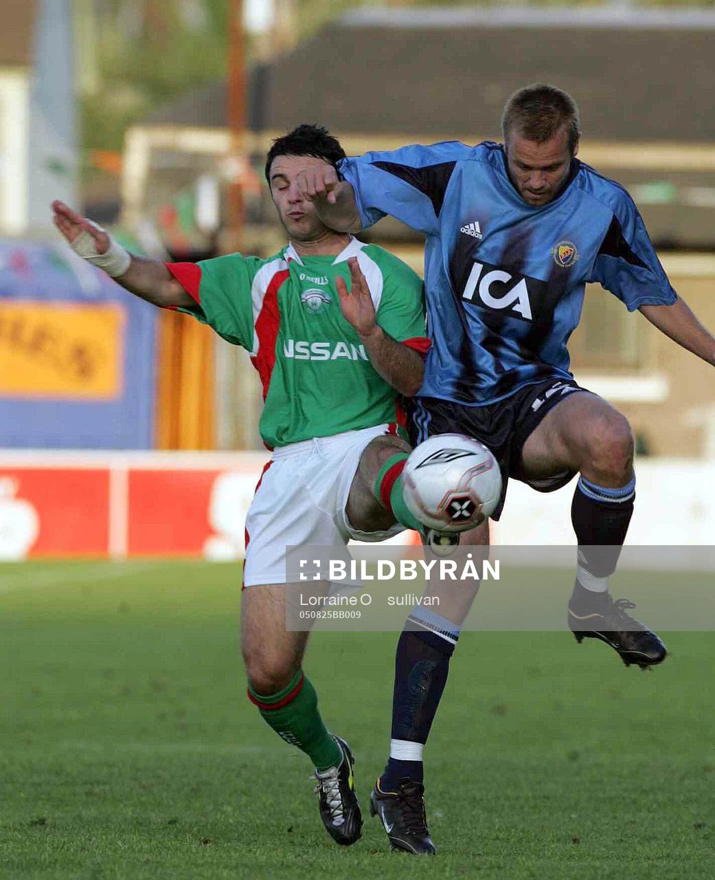 Danny Murphy, Cork och Mattias Jonson, Djurgården