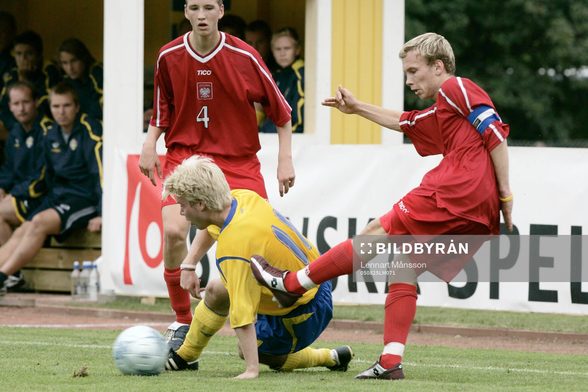 Fotboll, P89 (16 år), Sverige - Polen