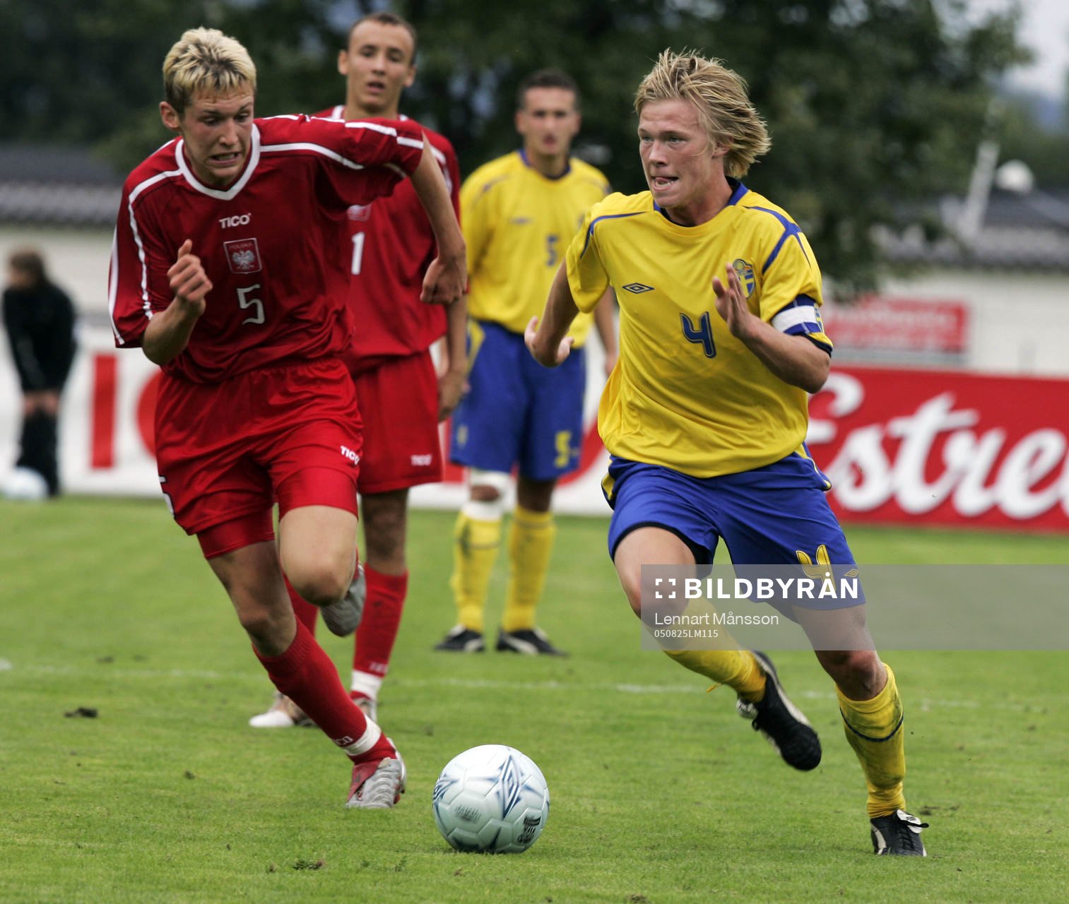 Andreas Landgren, Helsingborgs IF, jagas av Norbert
