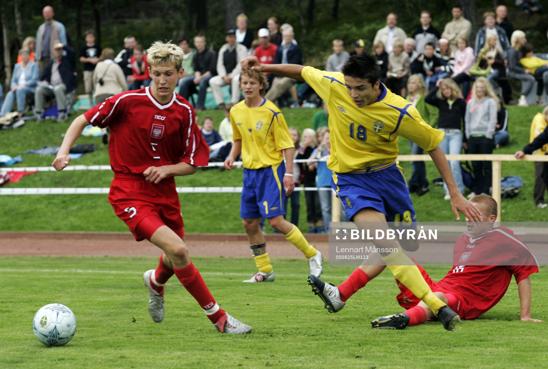 Fisnik Shala, Trelleborgs FF, mot polska försvaret