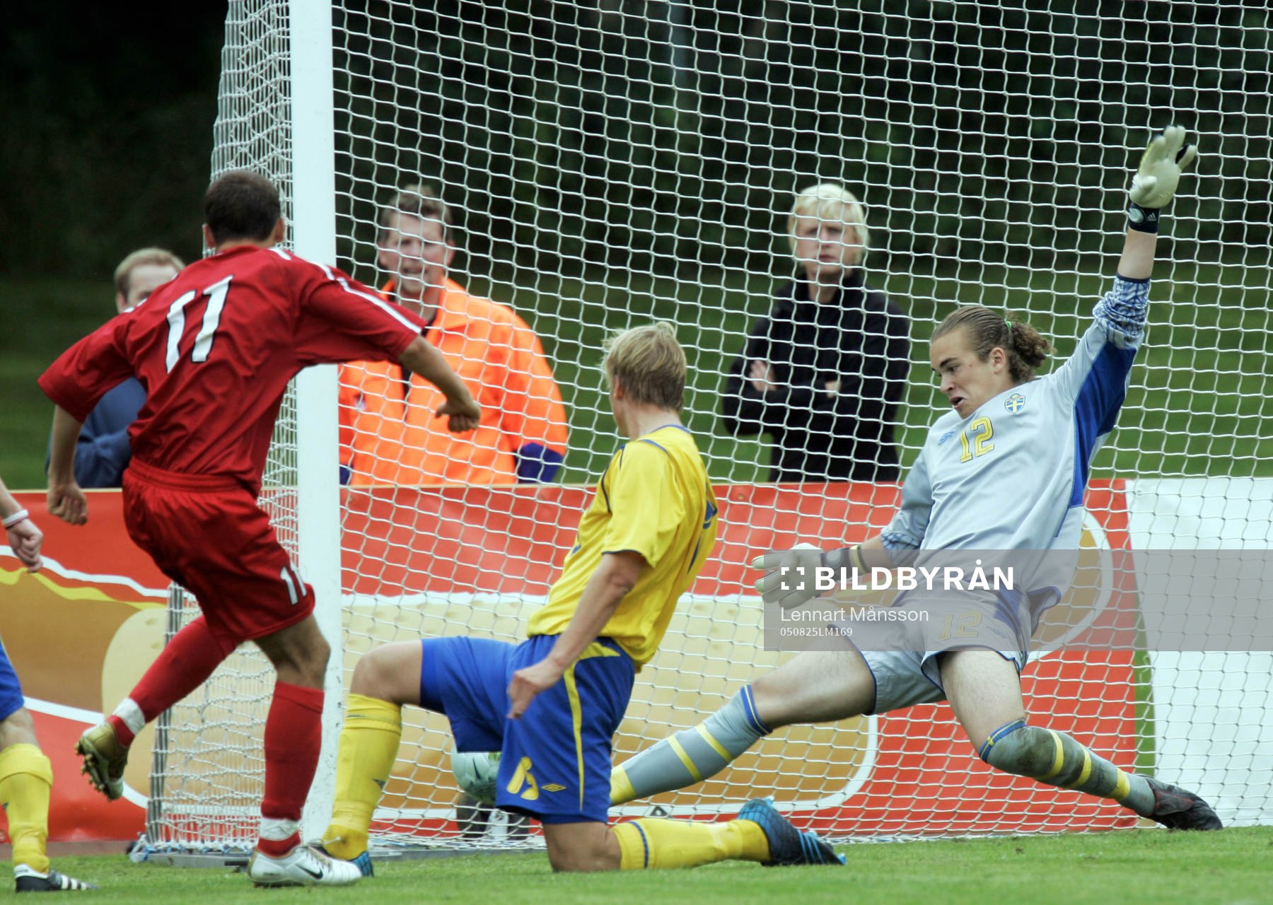 Målvakt, Niklas Rönn, och Kamil Majkowski