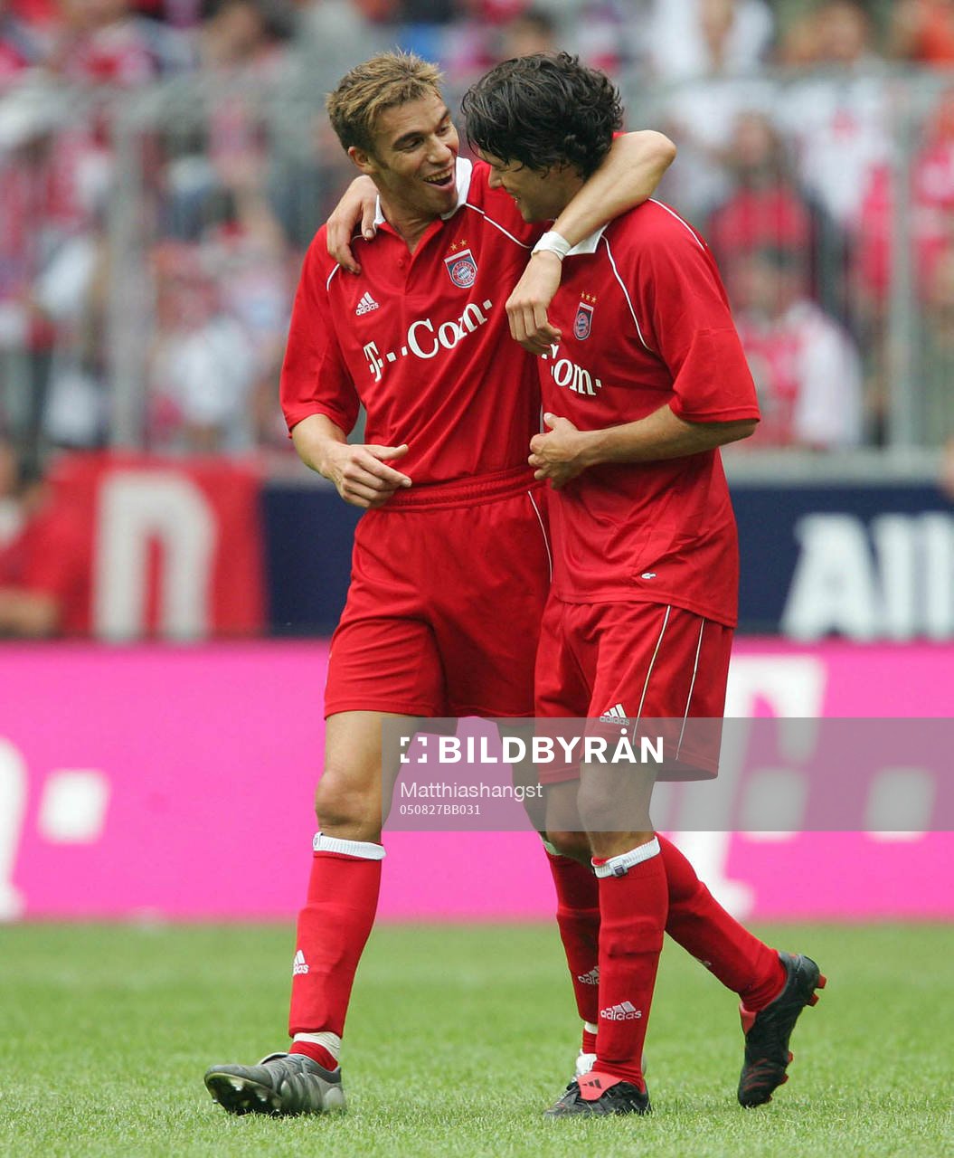   Valerien Ismael, Michael Ballack Bayern München, jubel.