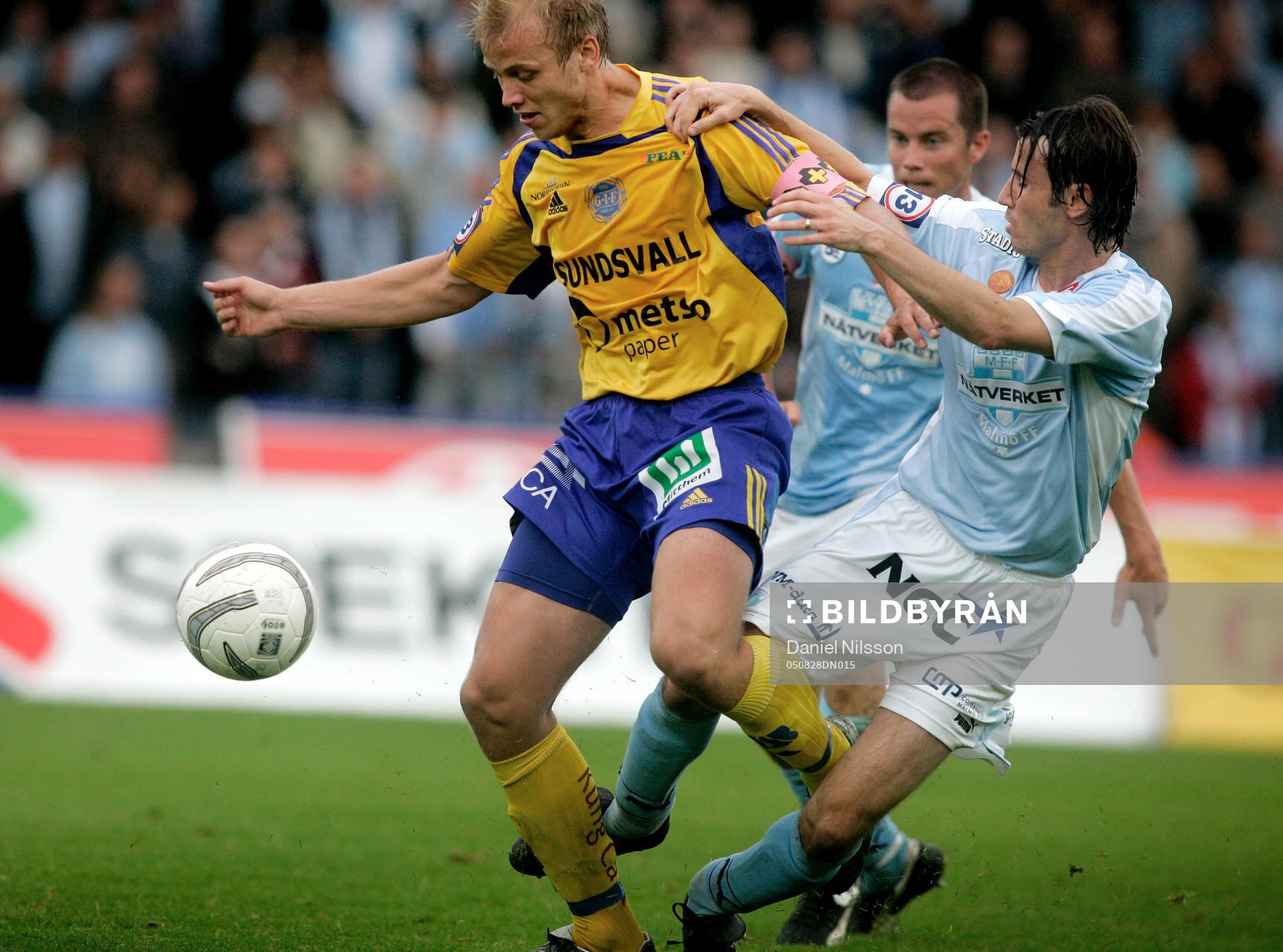 Yksel Osmanovski och Daniel Andersson, Malmö och Patrik
