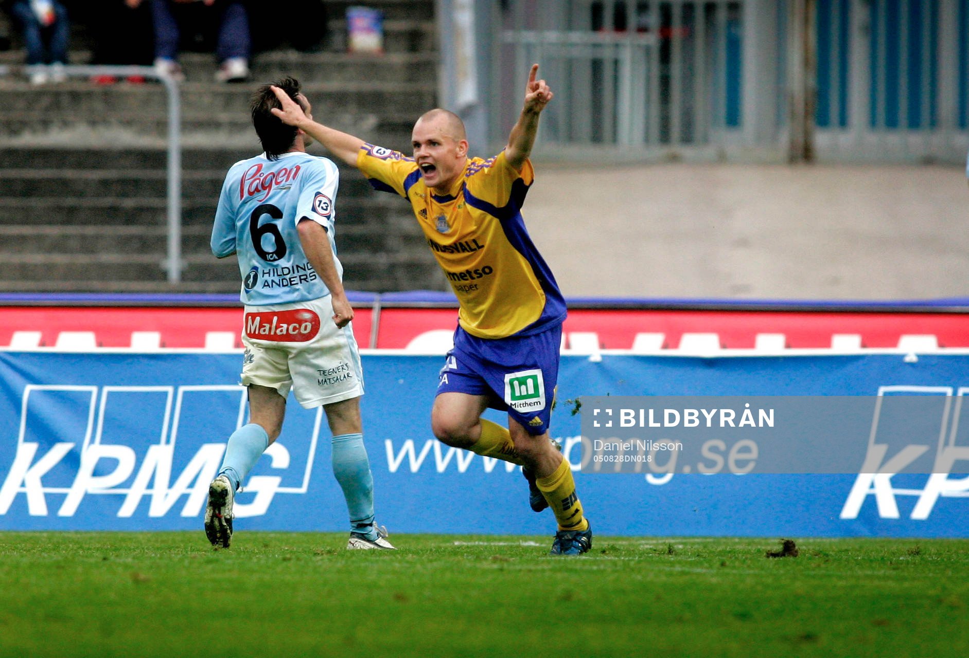  Peter Olofsson, Sundsvall, jubel-