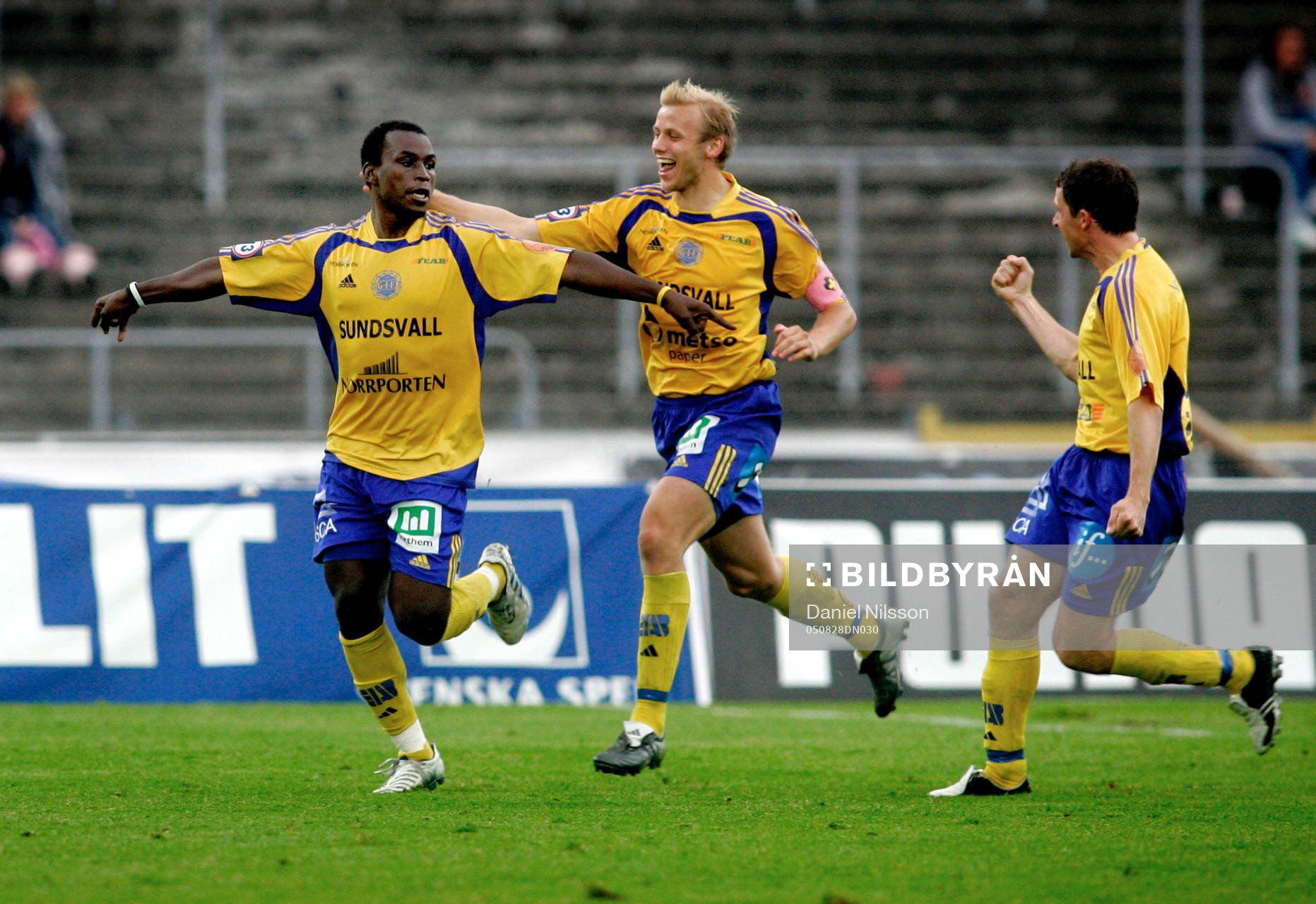 Ali Gerba, Sundsvall, jubel