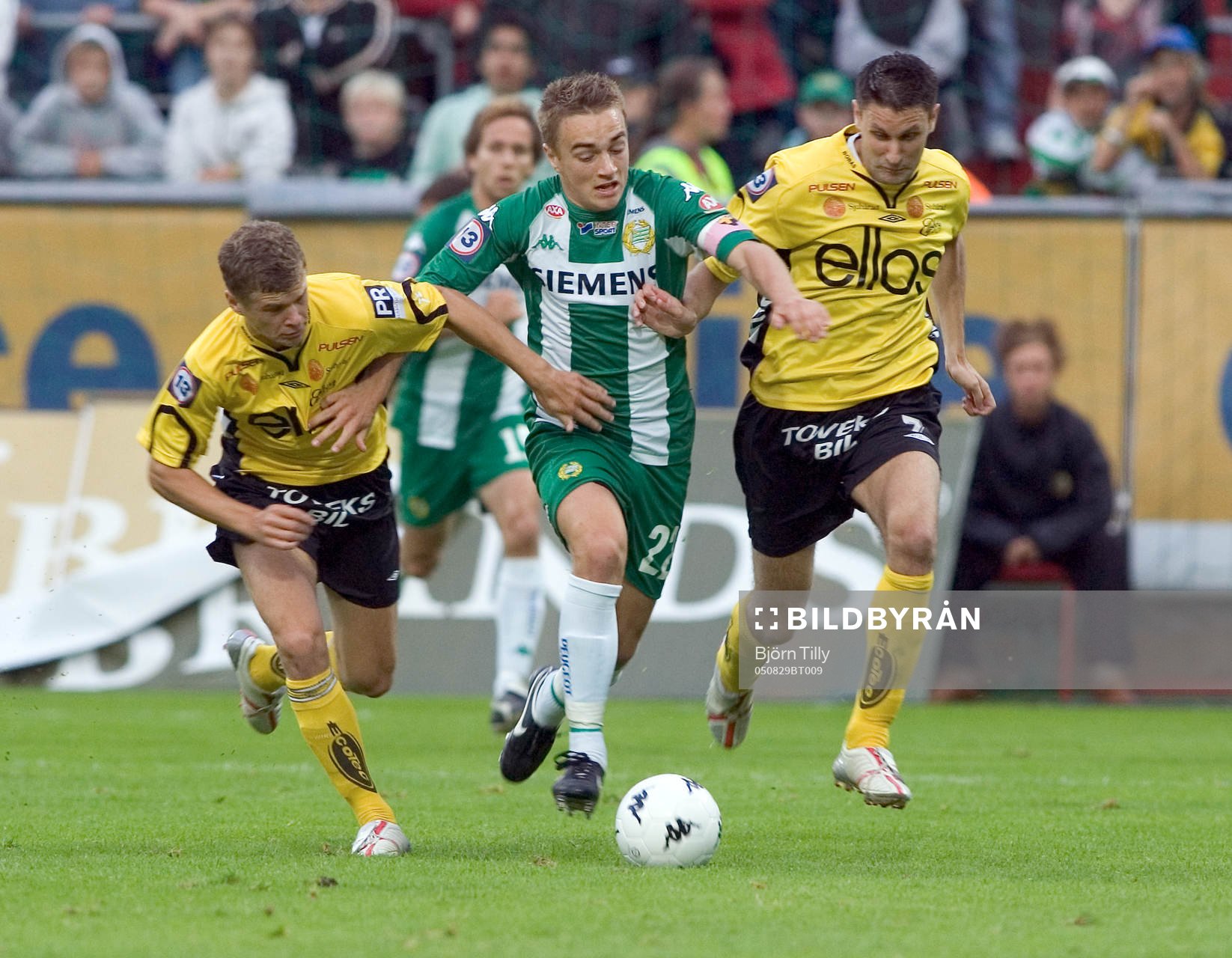 Petter Andersson, Hammarby och Samuel Holmén och Jari