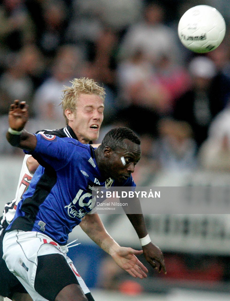Johnny Lundberg, Landskrona och Yaw Preko, Halmstad