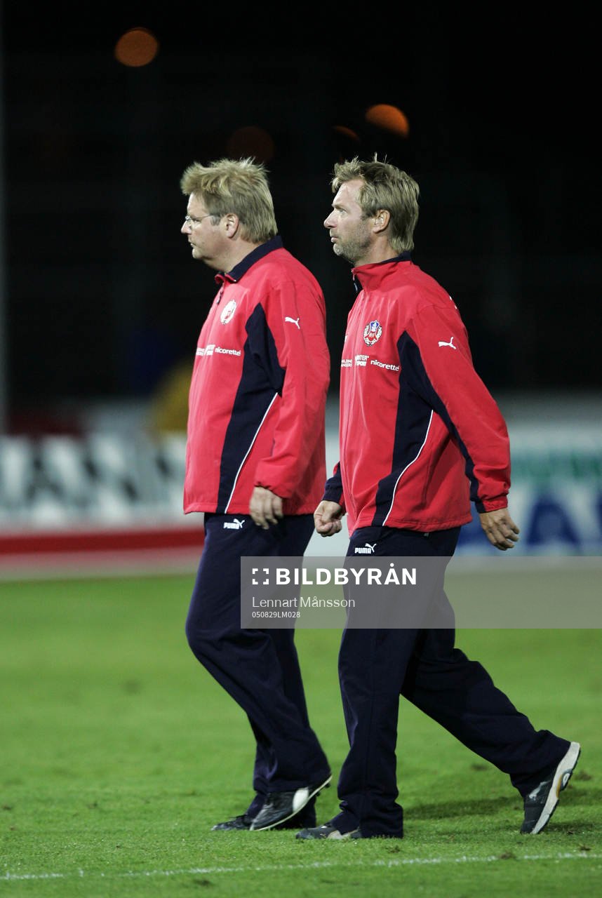 Där rök guldchansen, tränarna Peter Swärdh och Peter