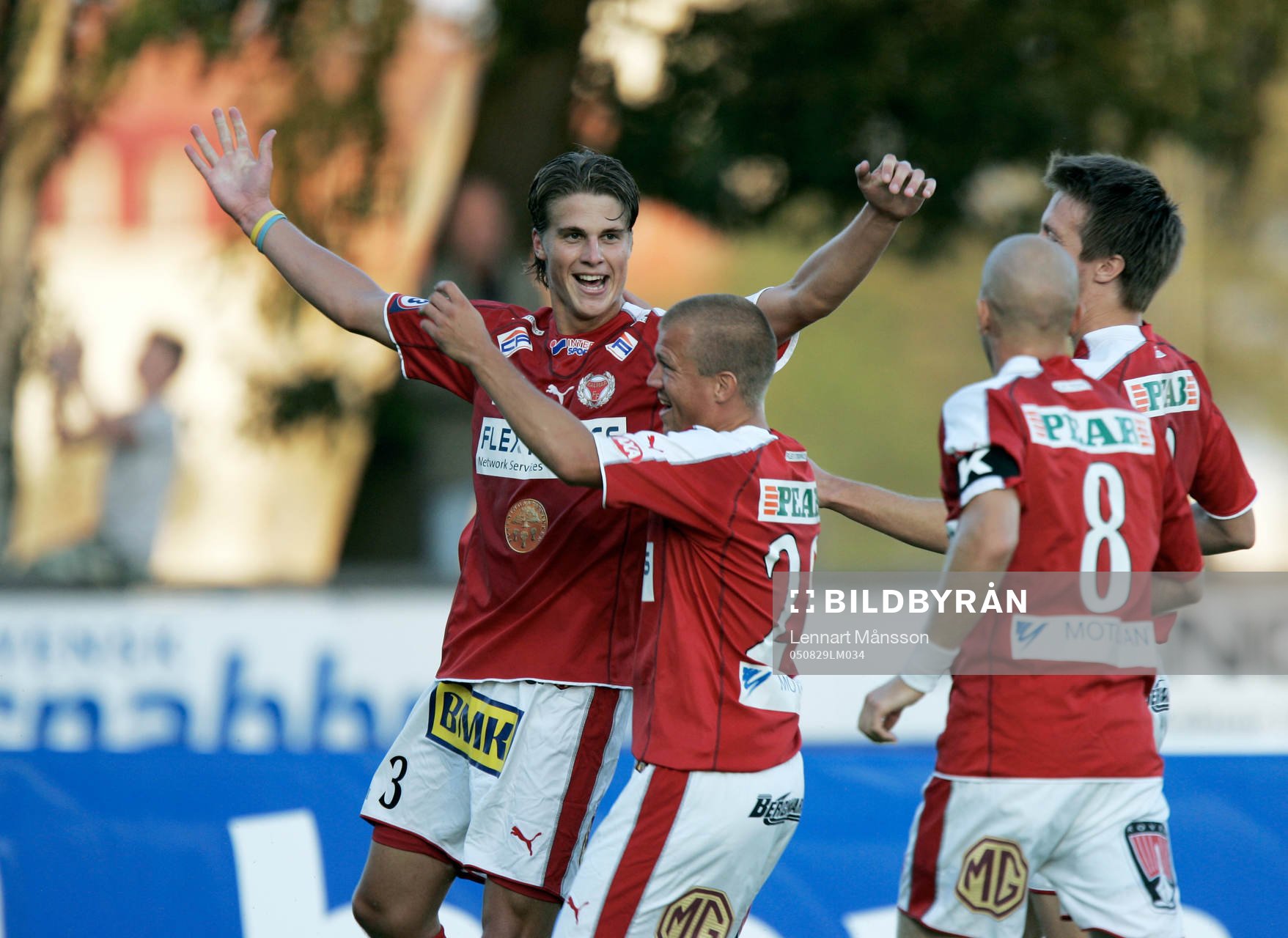 Fredrik Petersson och Robert Stoltz, jubel