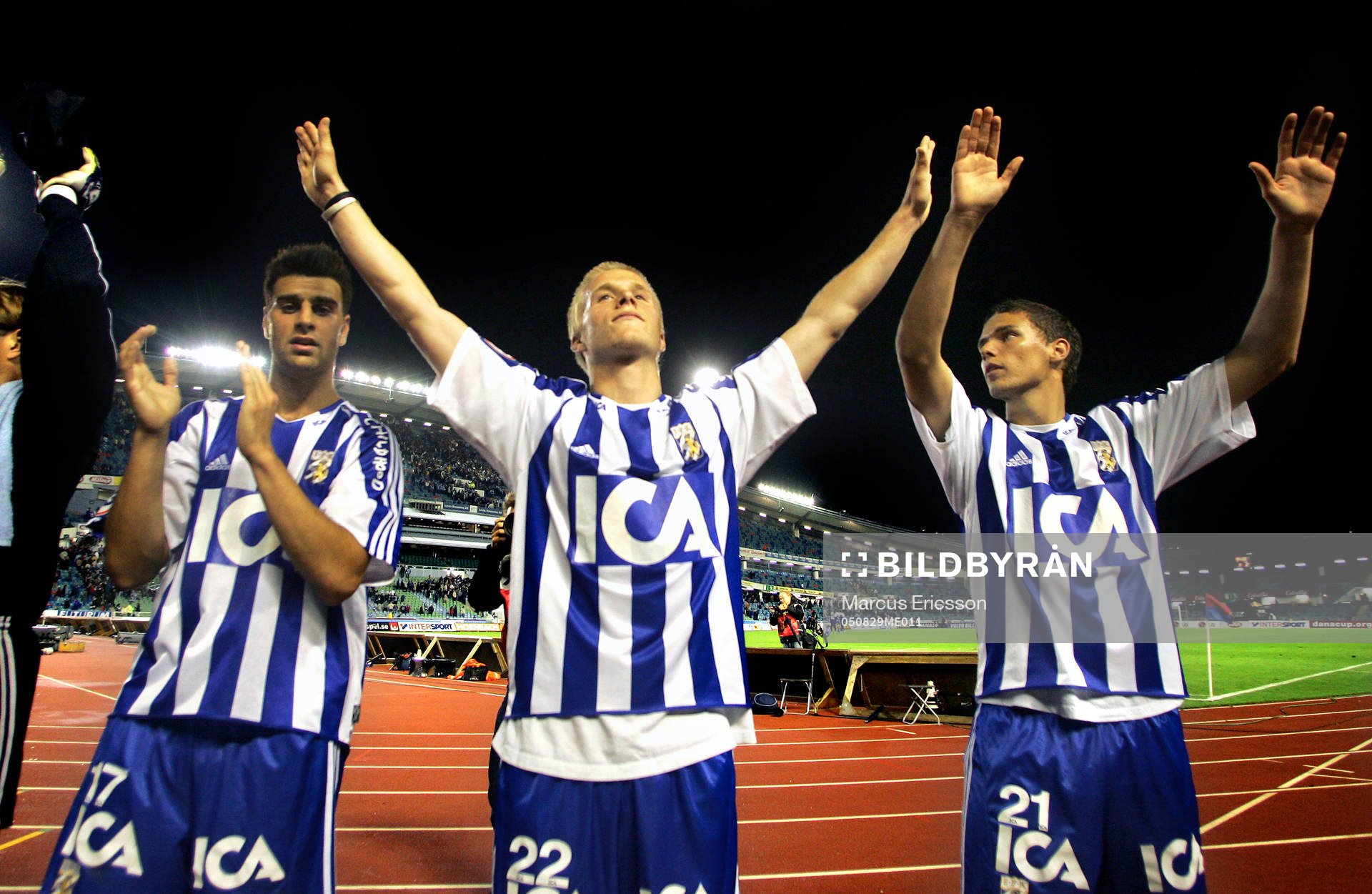 George Mourad, Oscar Wendt och Marcus Berg