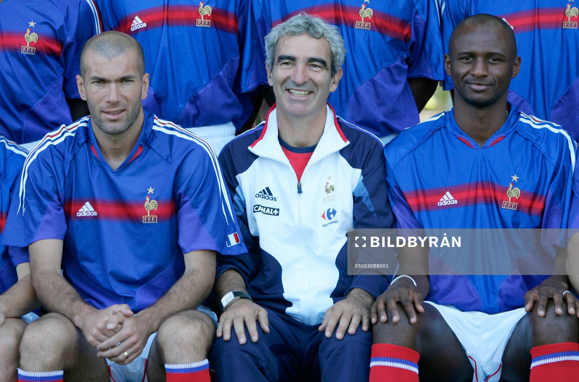 Zinedine Zidane, Raymond Domenech, tränare,