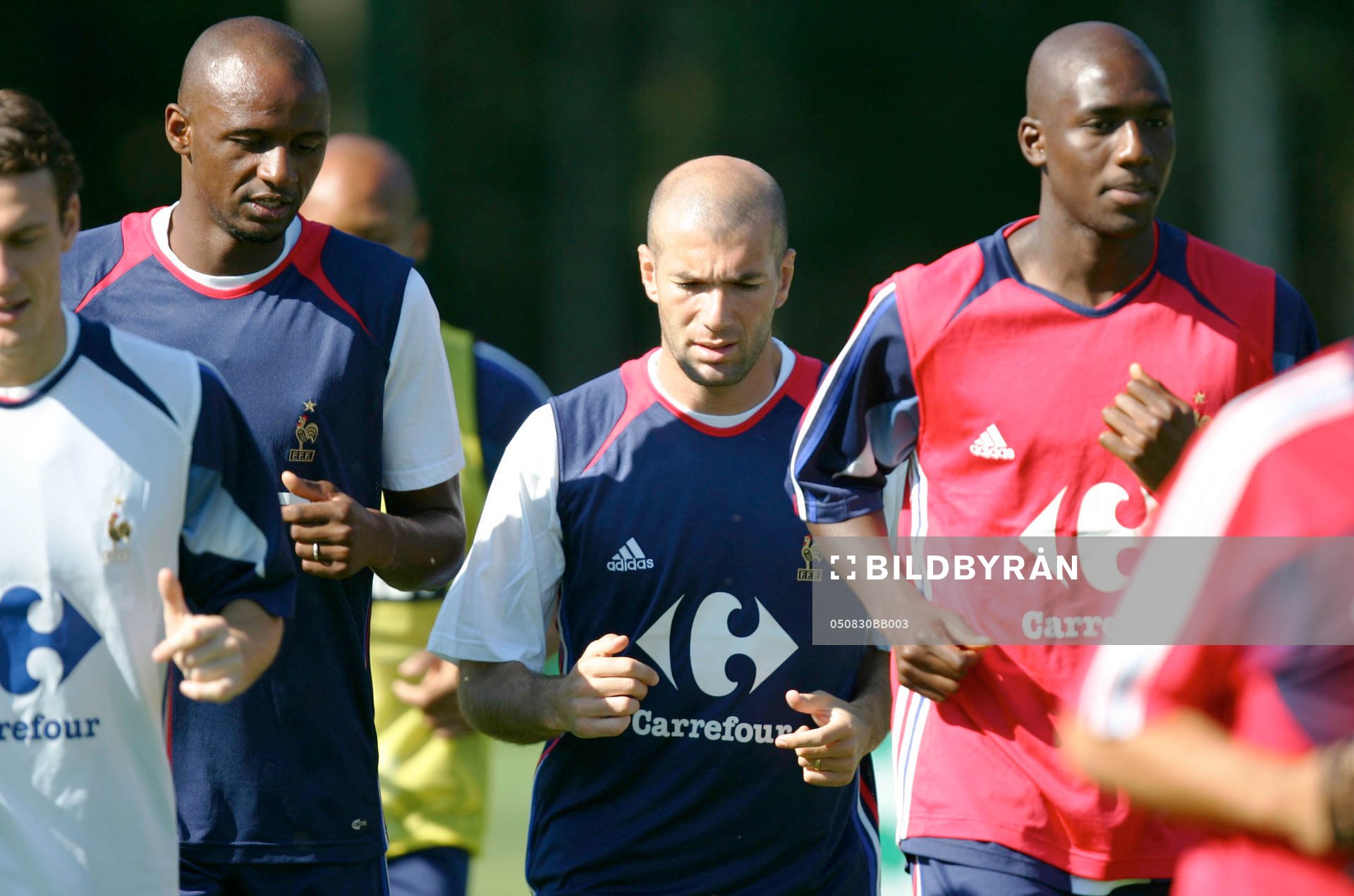 Zinedine Zidane och Patrick Vieira