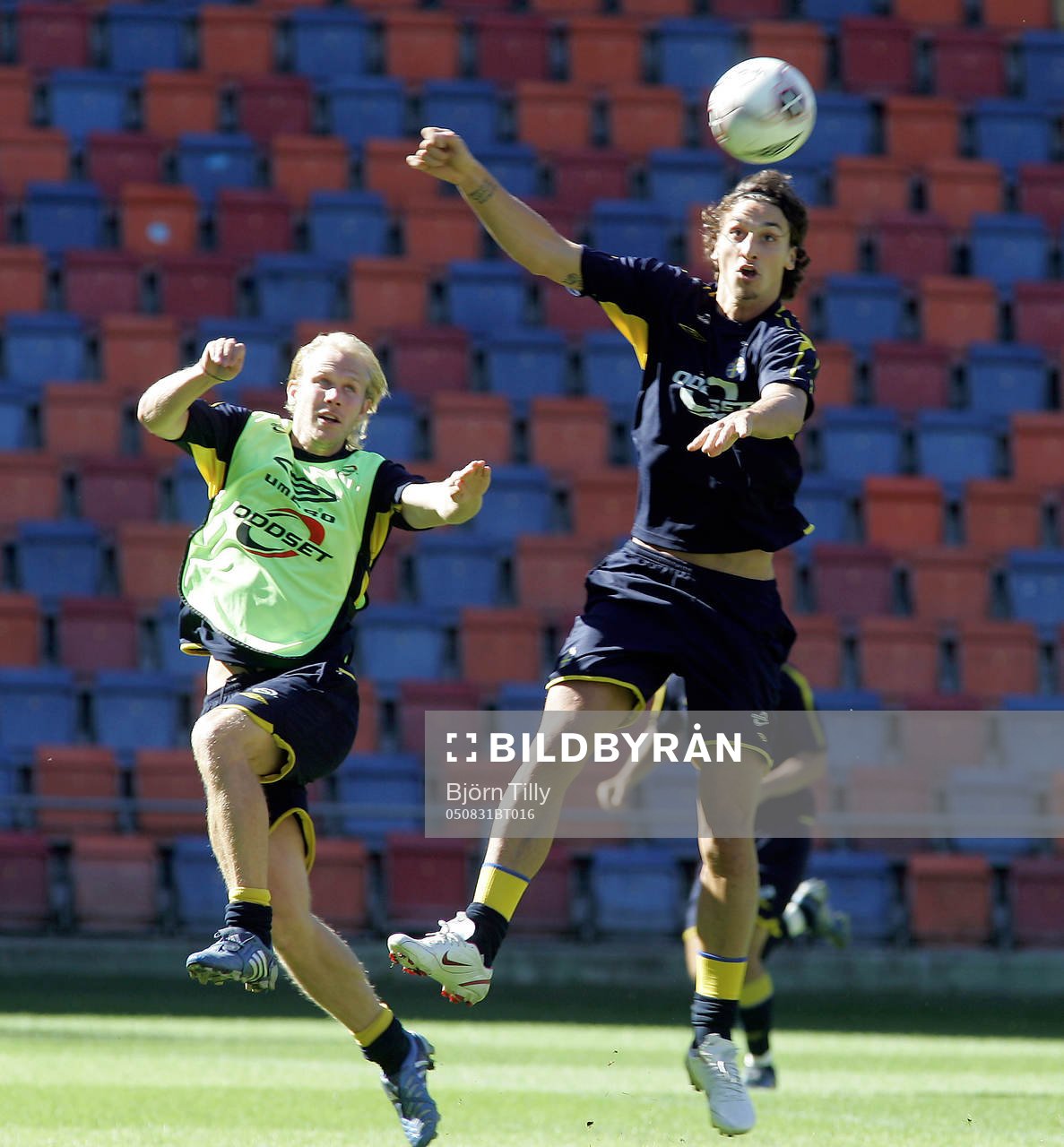 Mikael Dorsin och Zlatan Ibrahimovic, Sverige