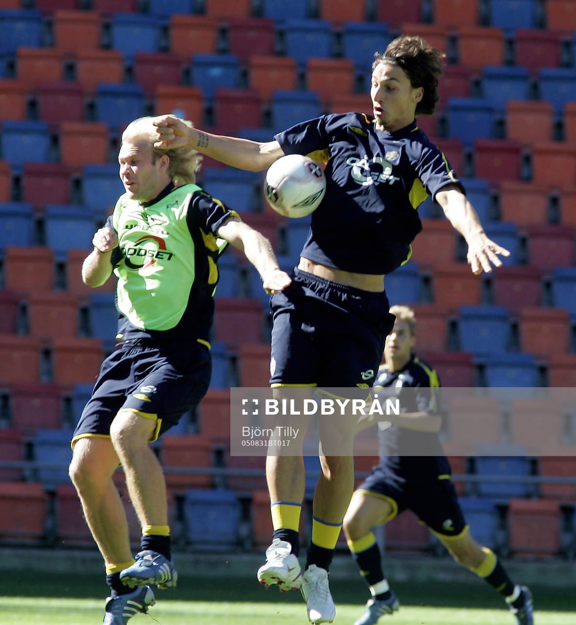Mikael Dorsin och Zlatan Ibrahimovic, Sverige