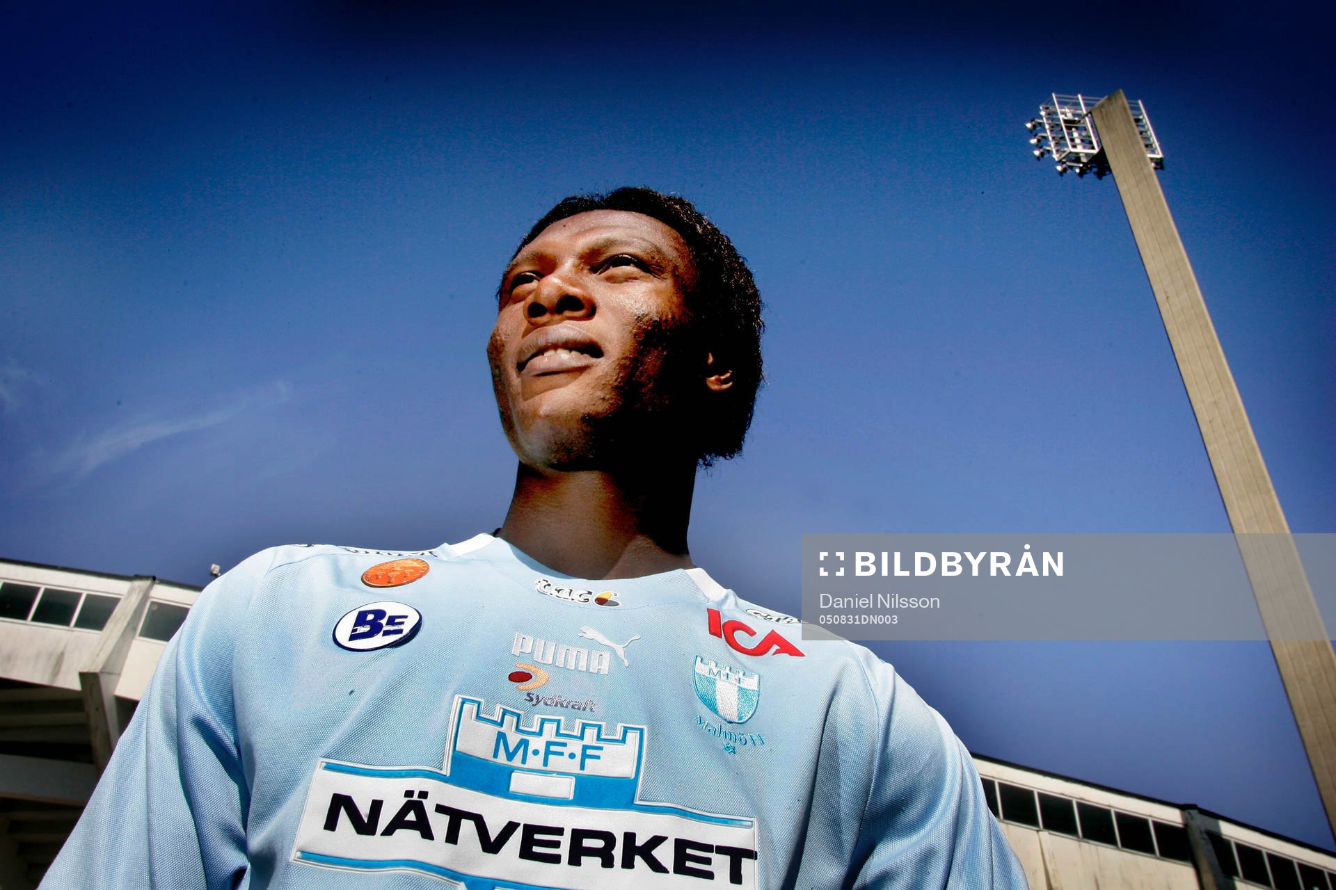 Edward Ofere från Nigeria, nyförvärv i Malmö FF