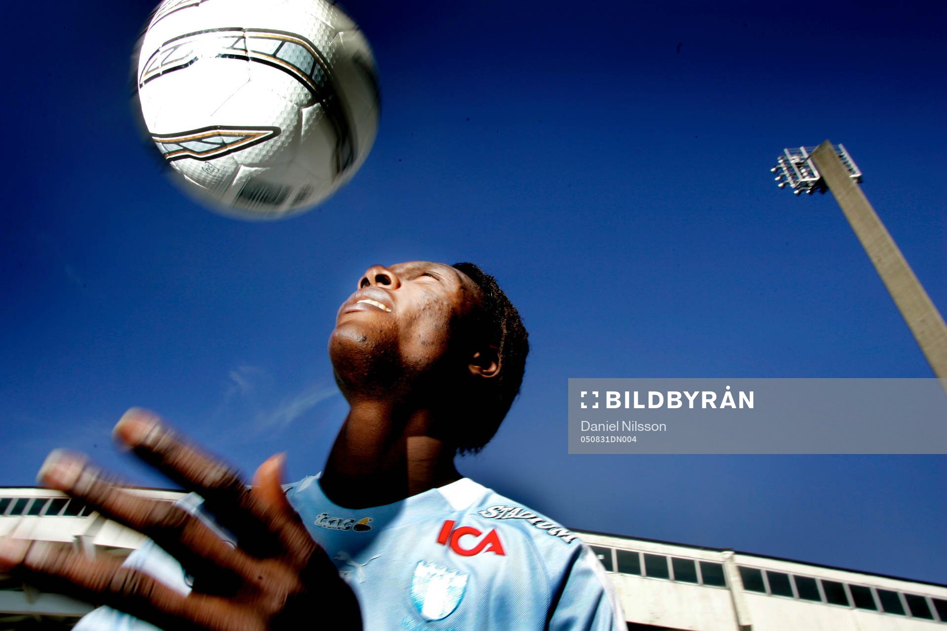 Edward Ofere från Nigeria, nyförvärv i Malmö FF