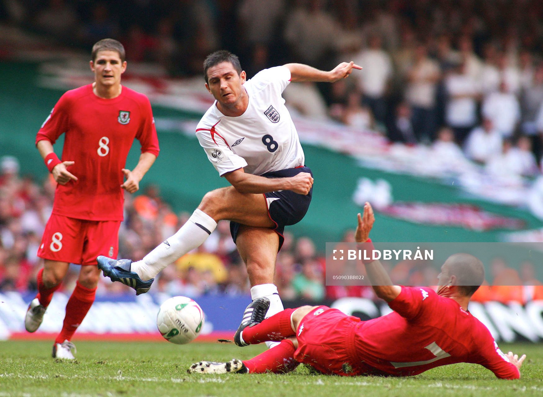 Frank Lampard, England och Carl Fletcher, Wales