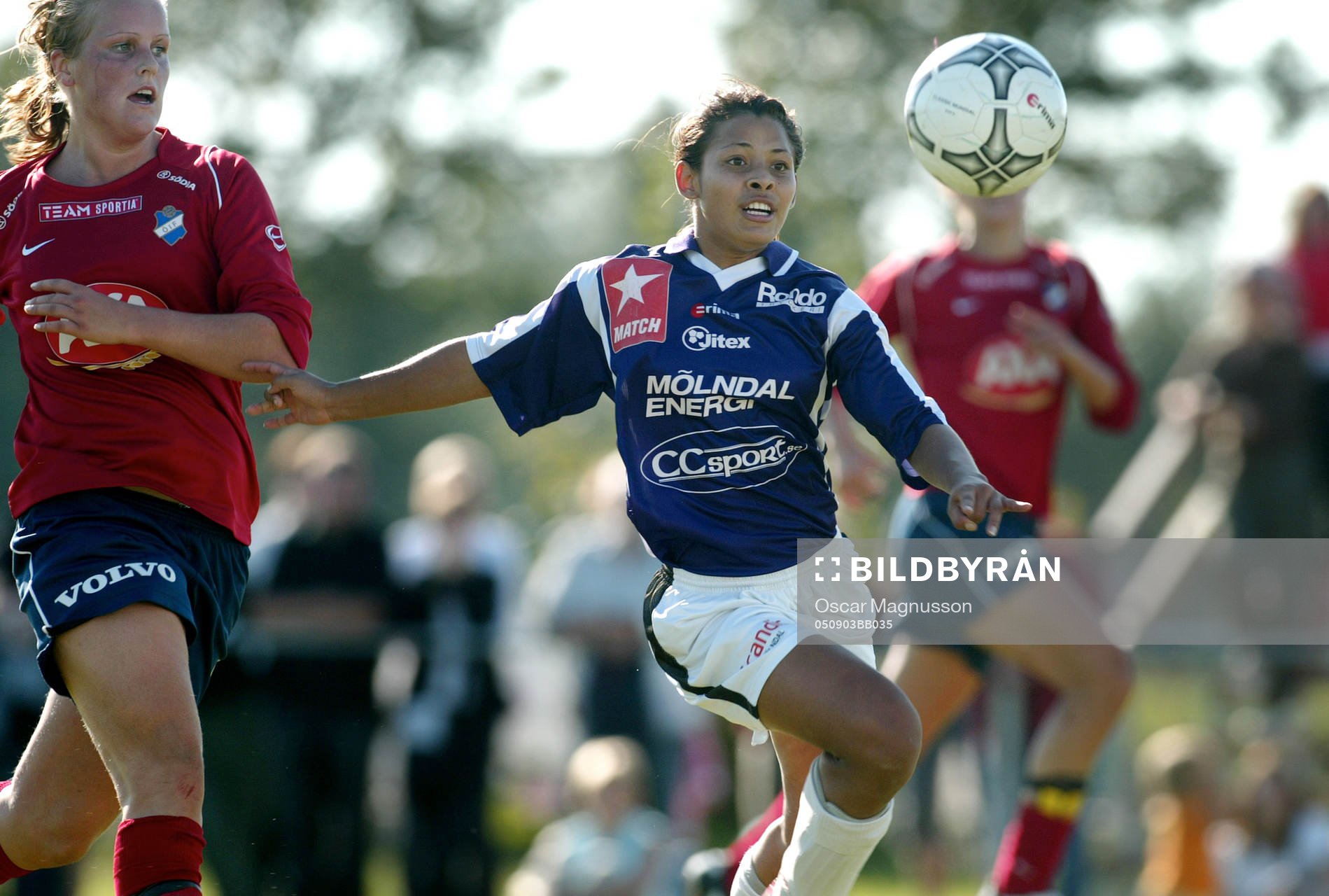 Fotboll, dam, Södertvåan, Jitex - Öster