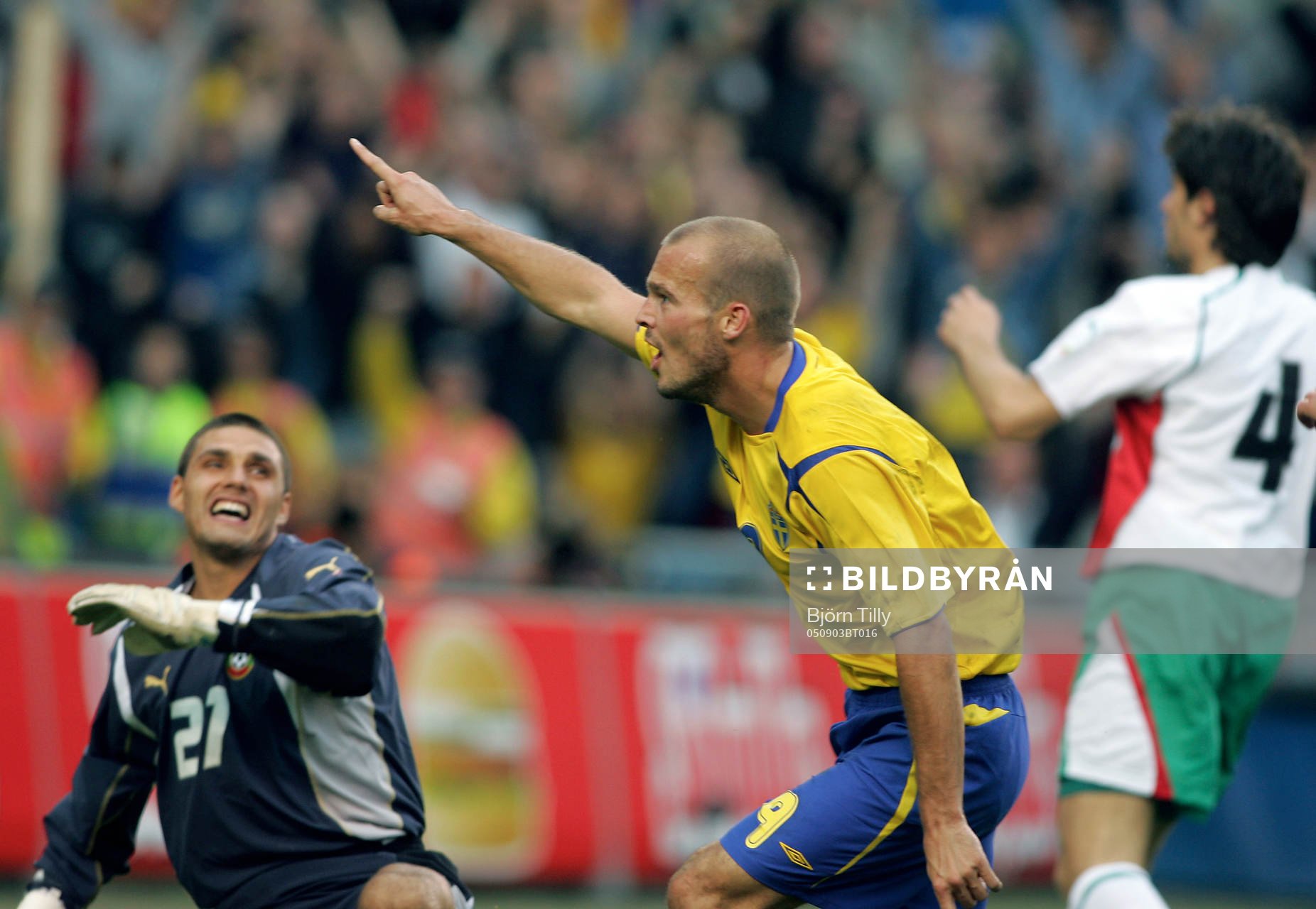 Fredrik Ljungberg, Sverige, jubel
