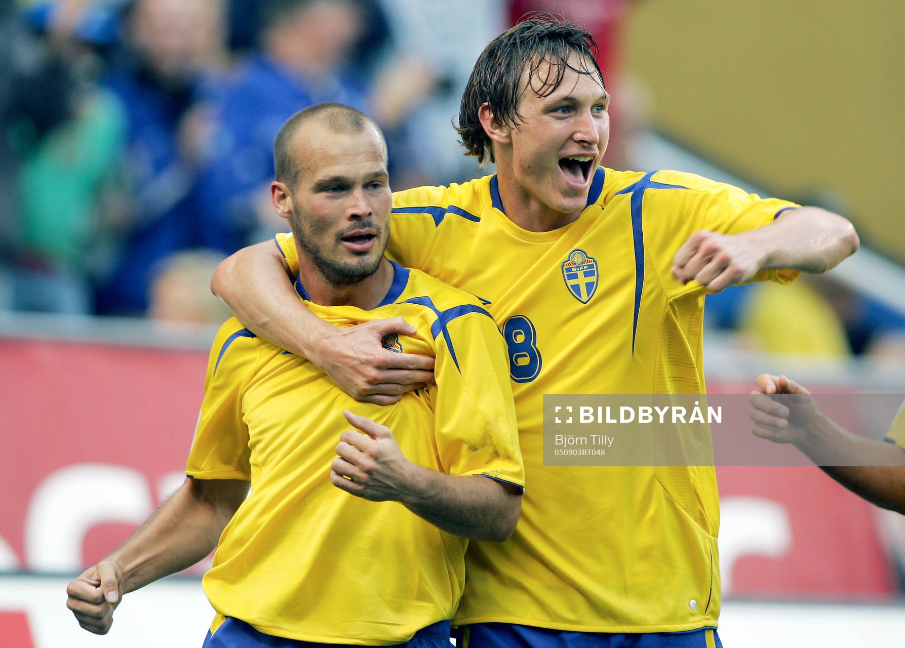 Fredrik Ljungberg och Kim Källström, Sverige