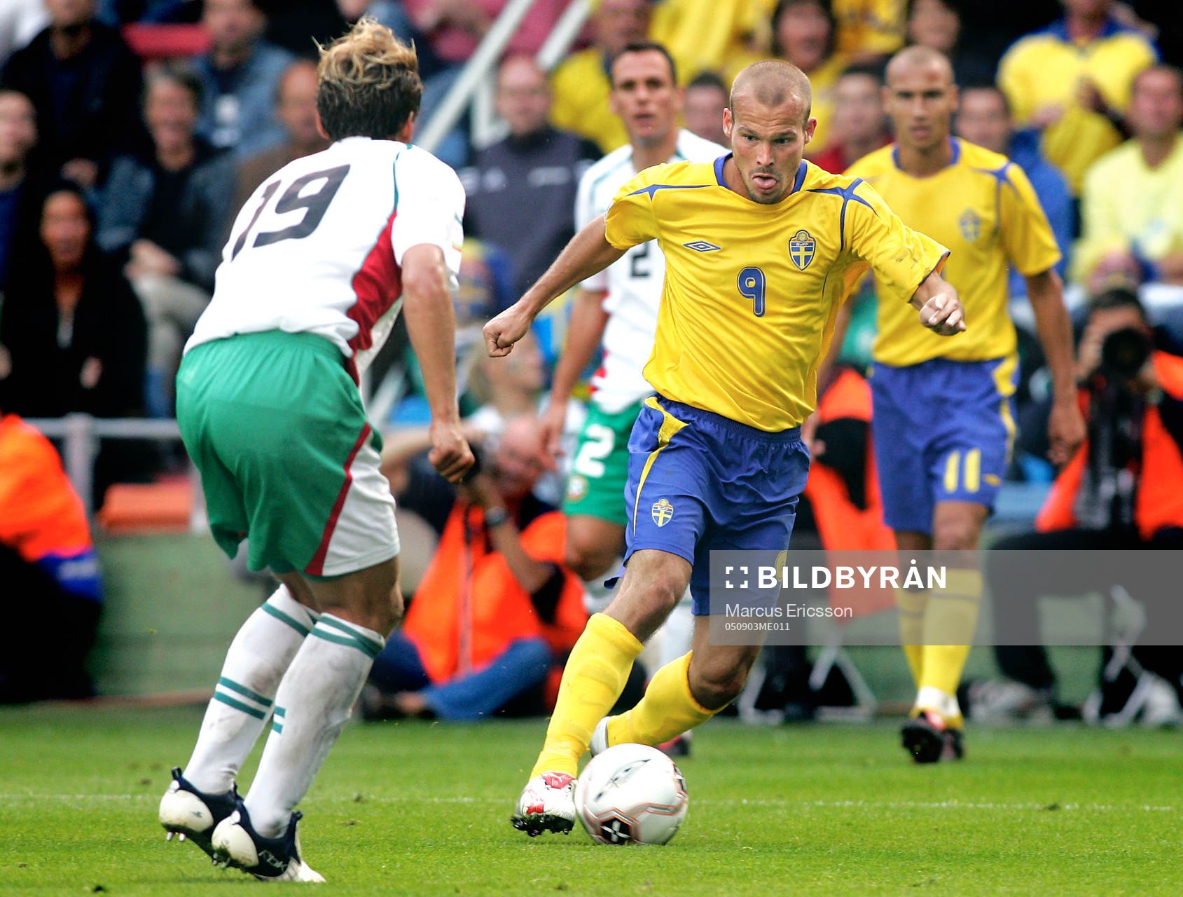 Fotboll, Landskamp, VM-Kval, Sverige - Bulgarien