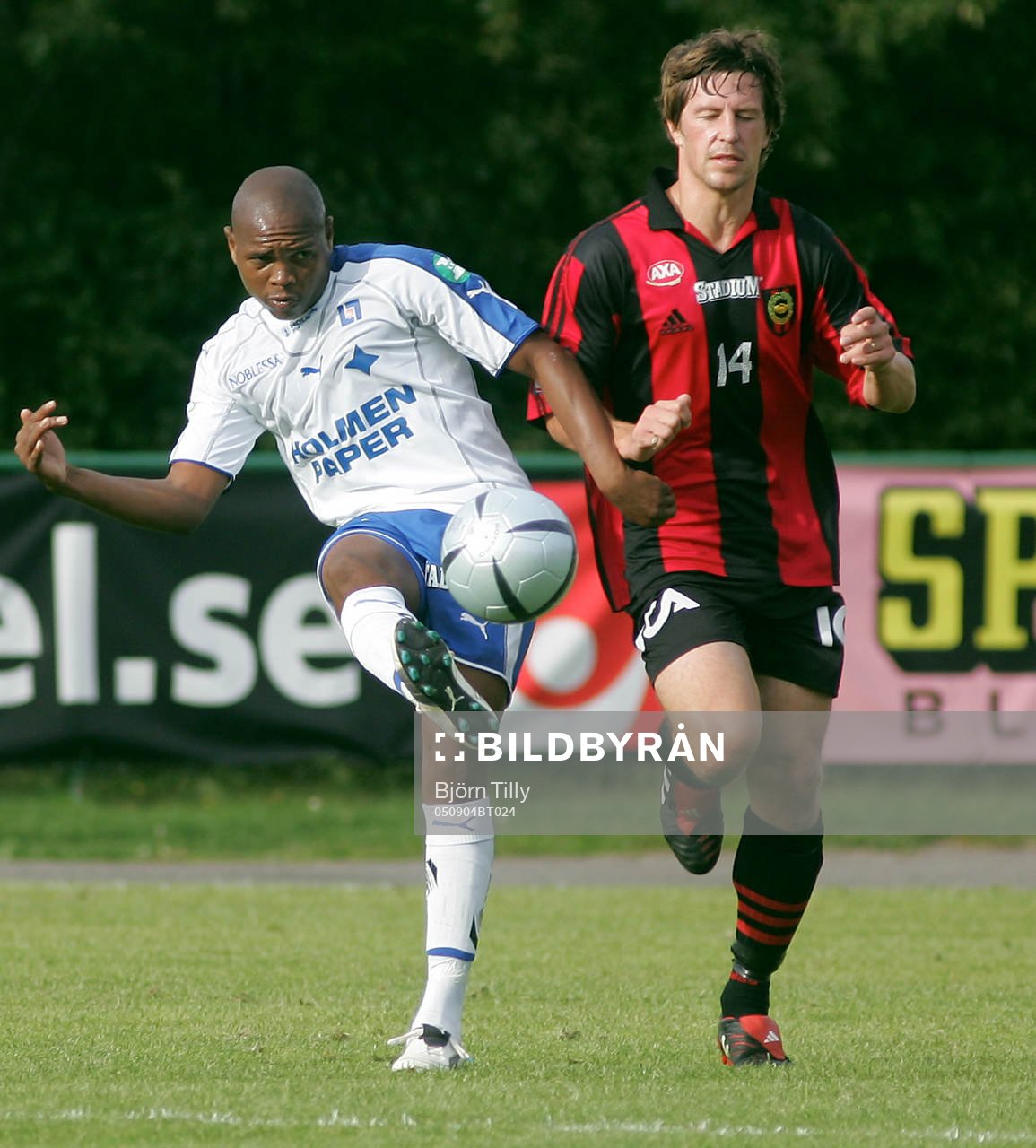 Siyabonga Siphika, Norrköping och Tomas Lagerlöf,