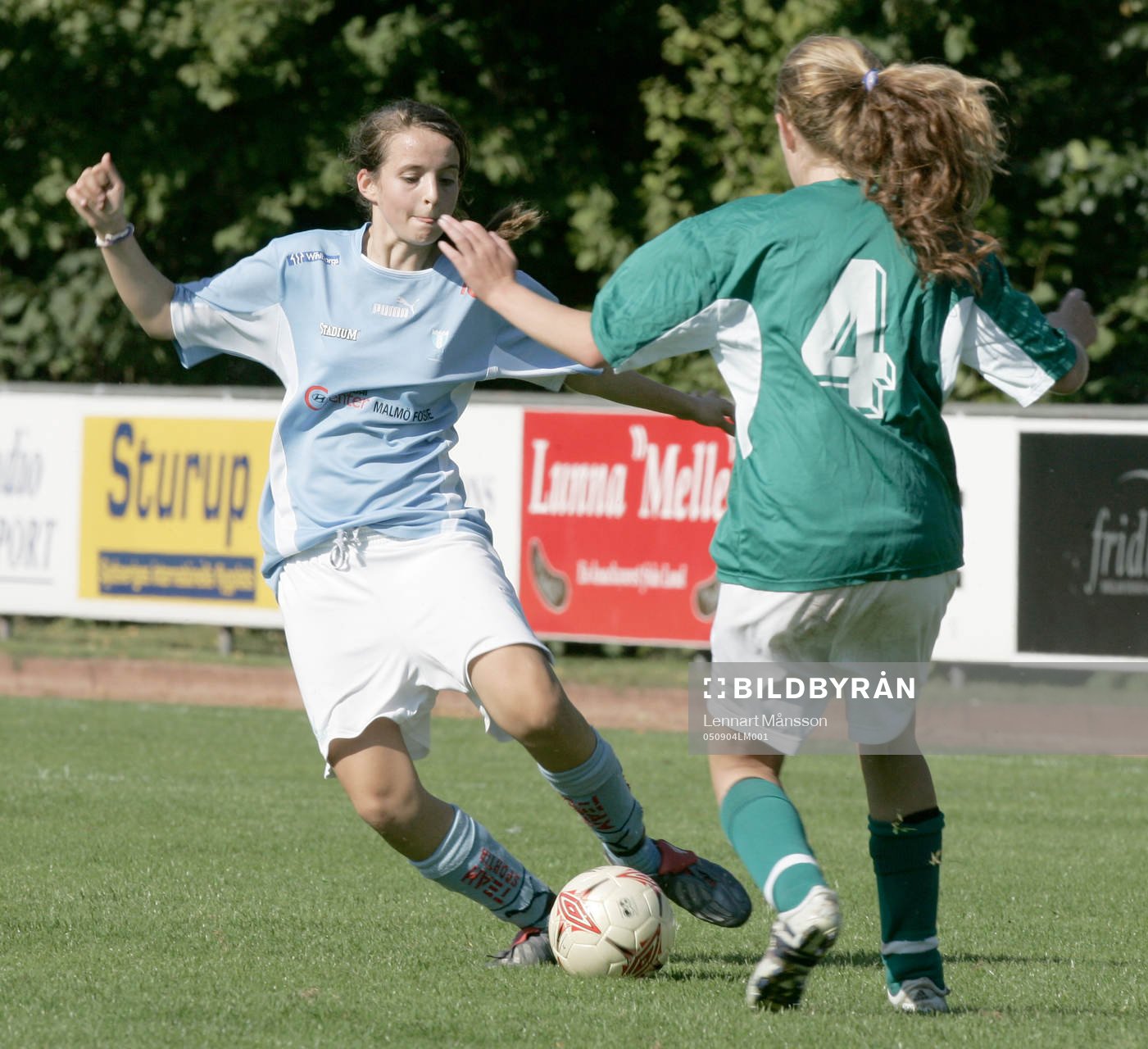 Fotboll, DM, final, 14 år, flickor, Malmö FF - Husie