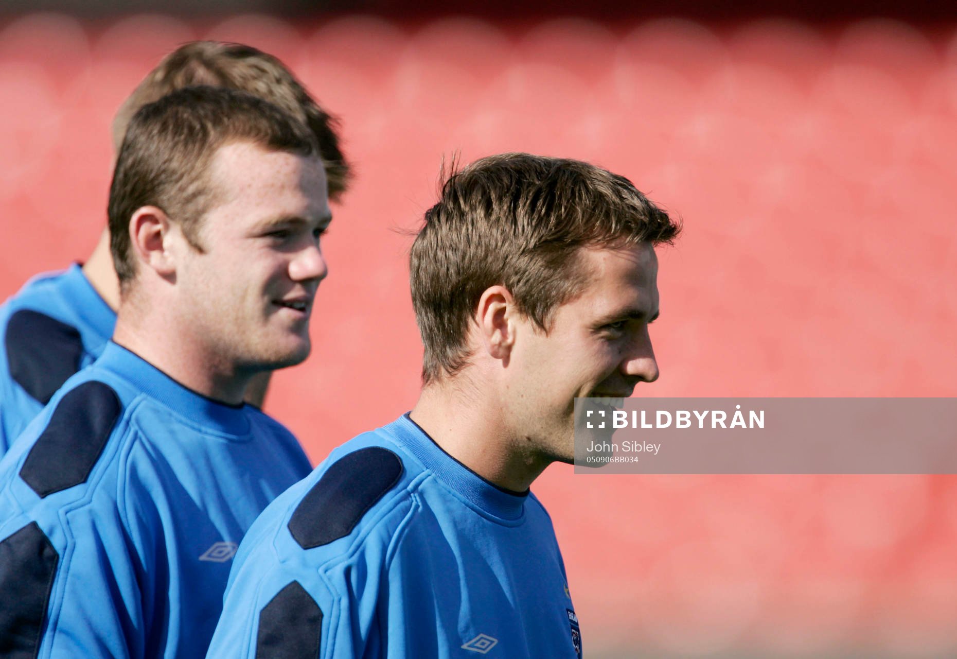 Wayne Rooney (till höger) och  Michael Owen