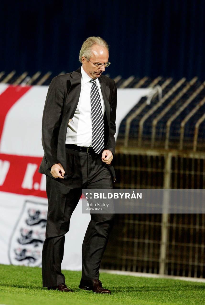 Sven Göran Eriksson, tränare, England, depp