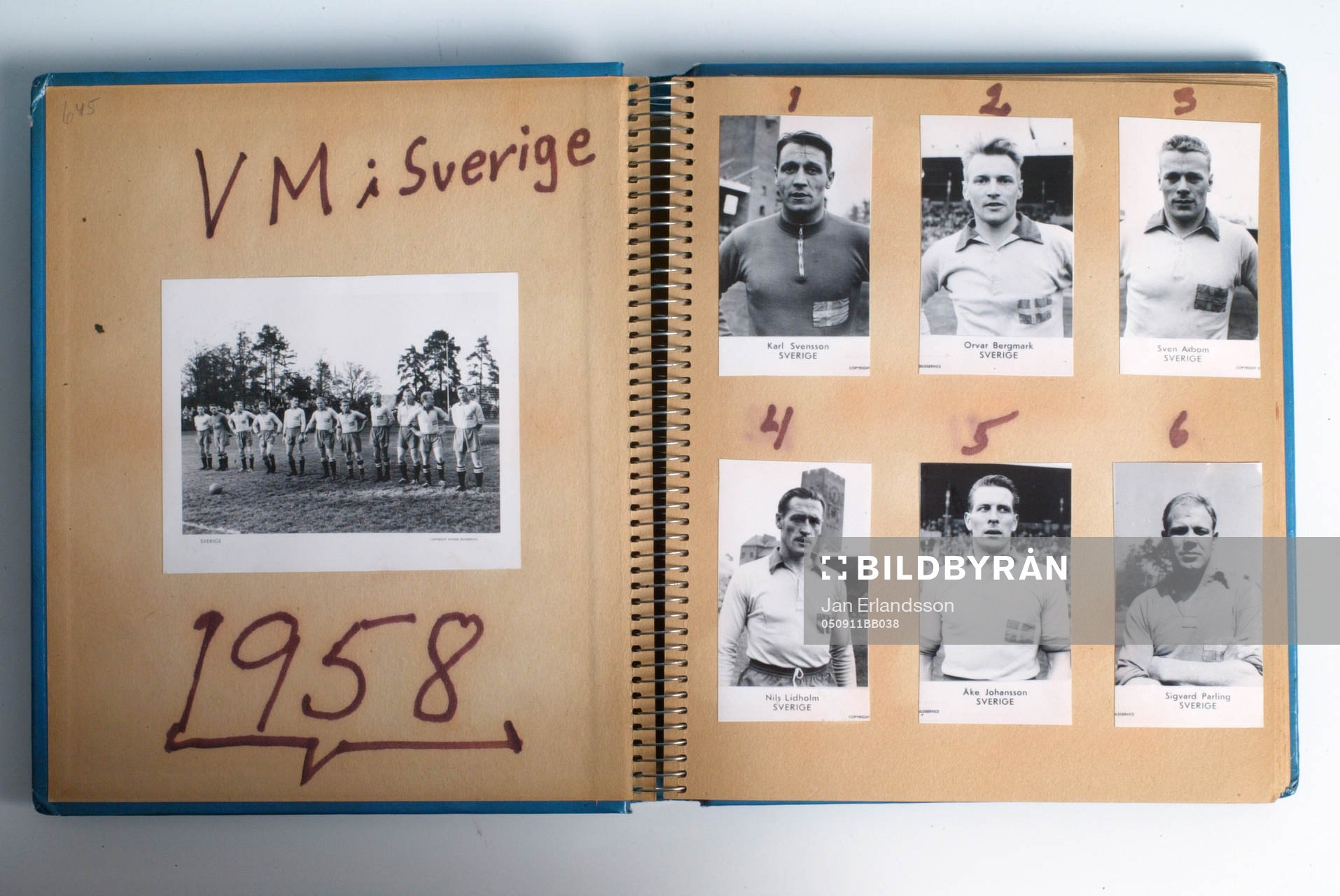 Fotboll, VM, 1958, Souvenir