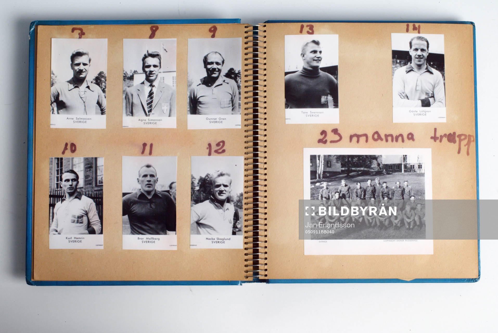 Fotboll, VM, 1958, Souvenir