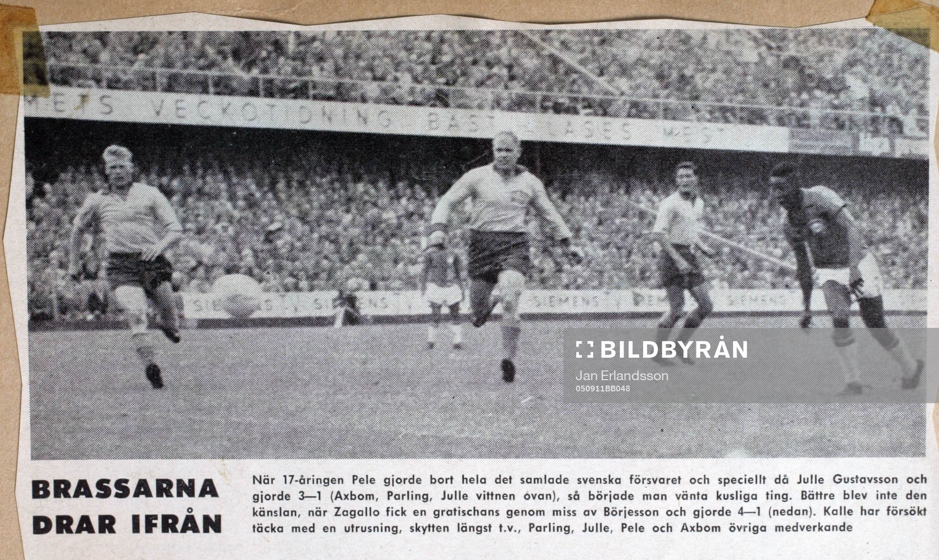 Fotboll, VM, 1958, Souvenir
