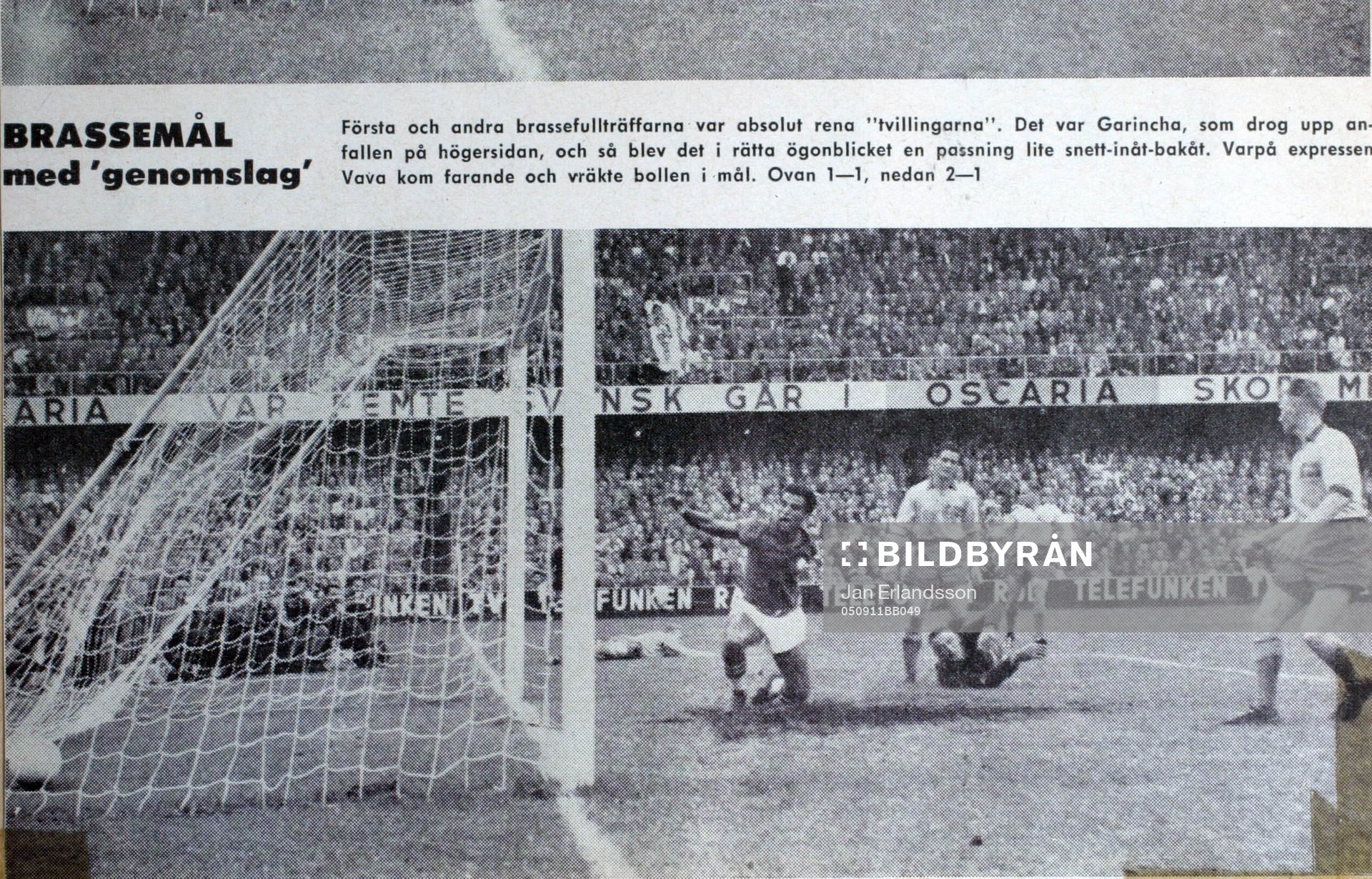 Fotboll, VM, 1958, Souvenir