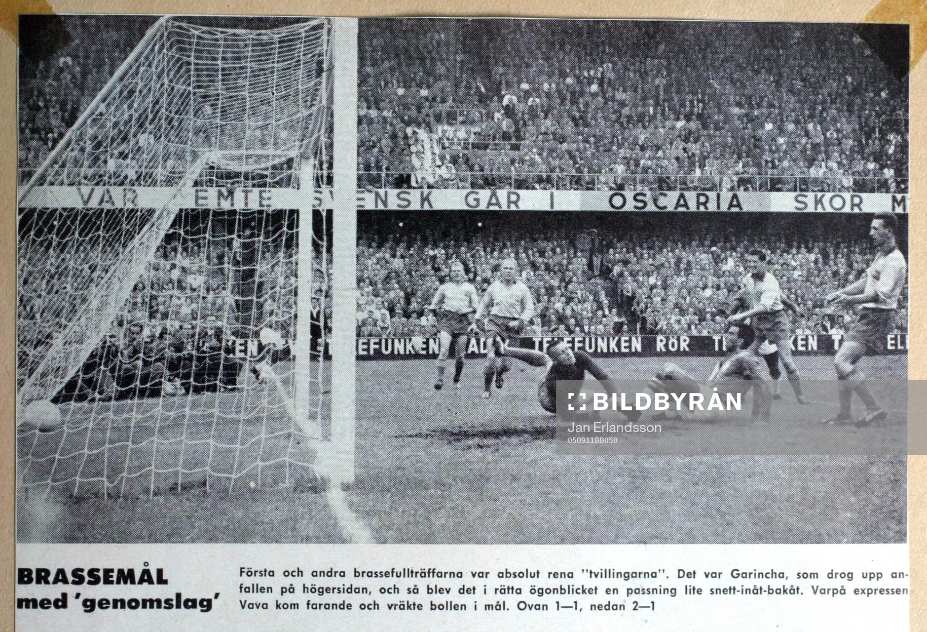 Fotboll, VM, 1958, Souvenir