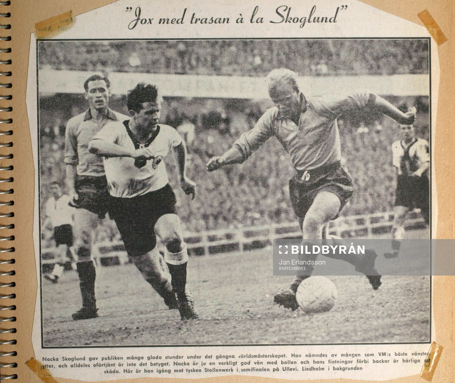 Fotboll, VM, 1958, Souvenir