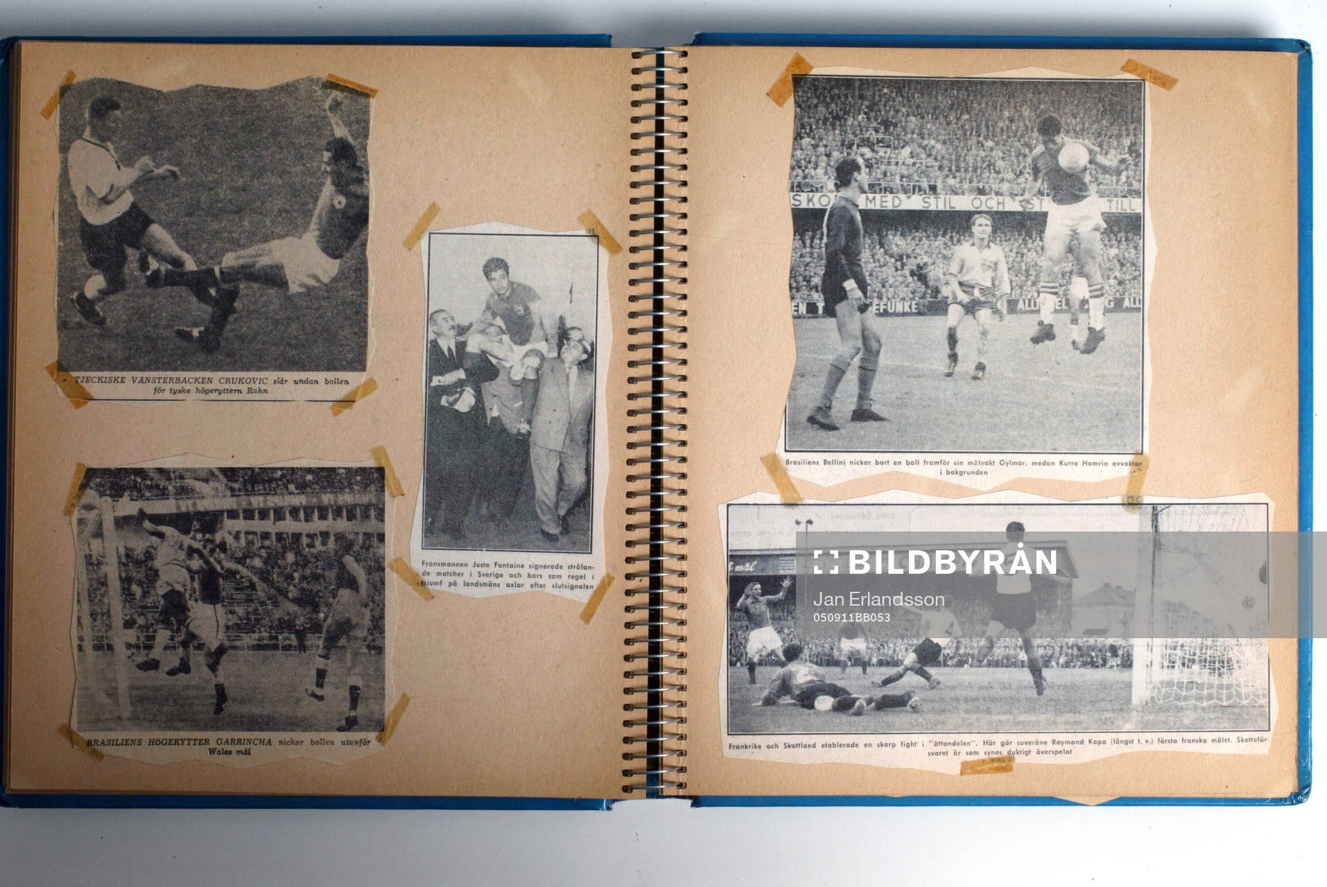 Fotboll, VM, 1958, Souvenir