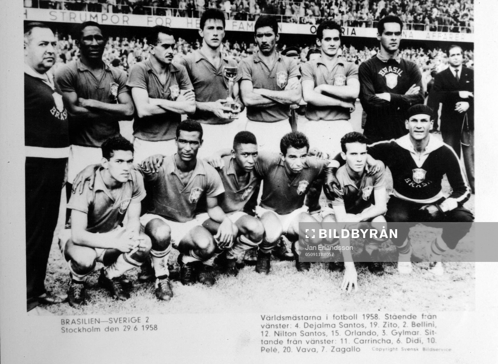 Fotboll, VM, 1958, Souvenir