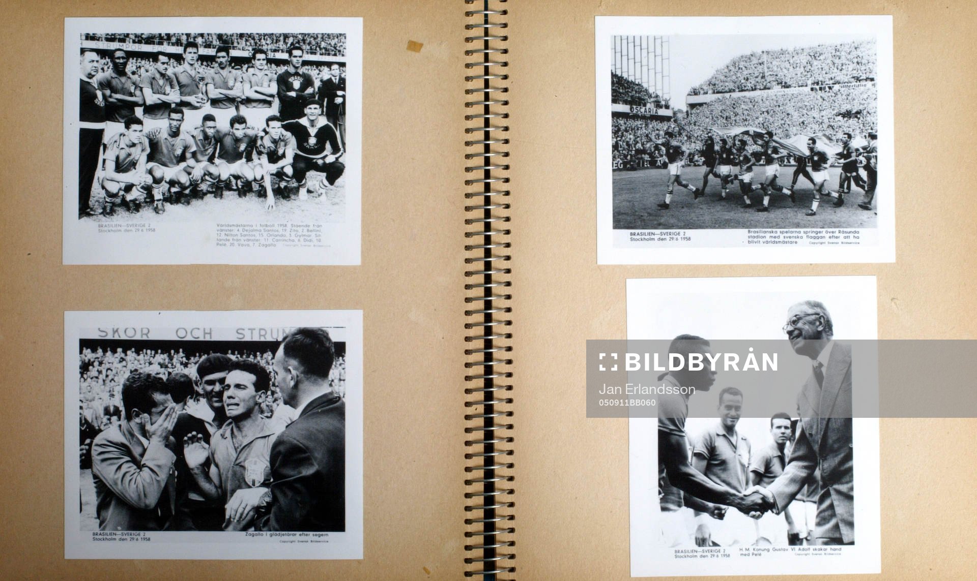Fotboll, VM, 1958, Souvenir