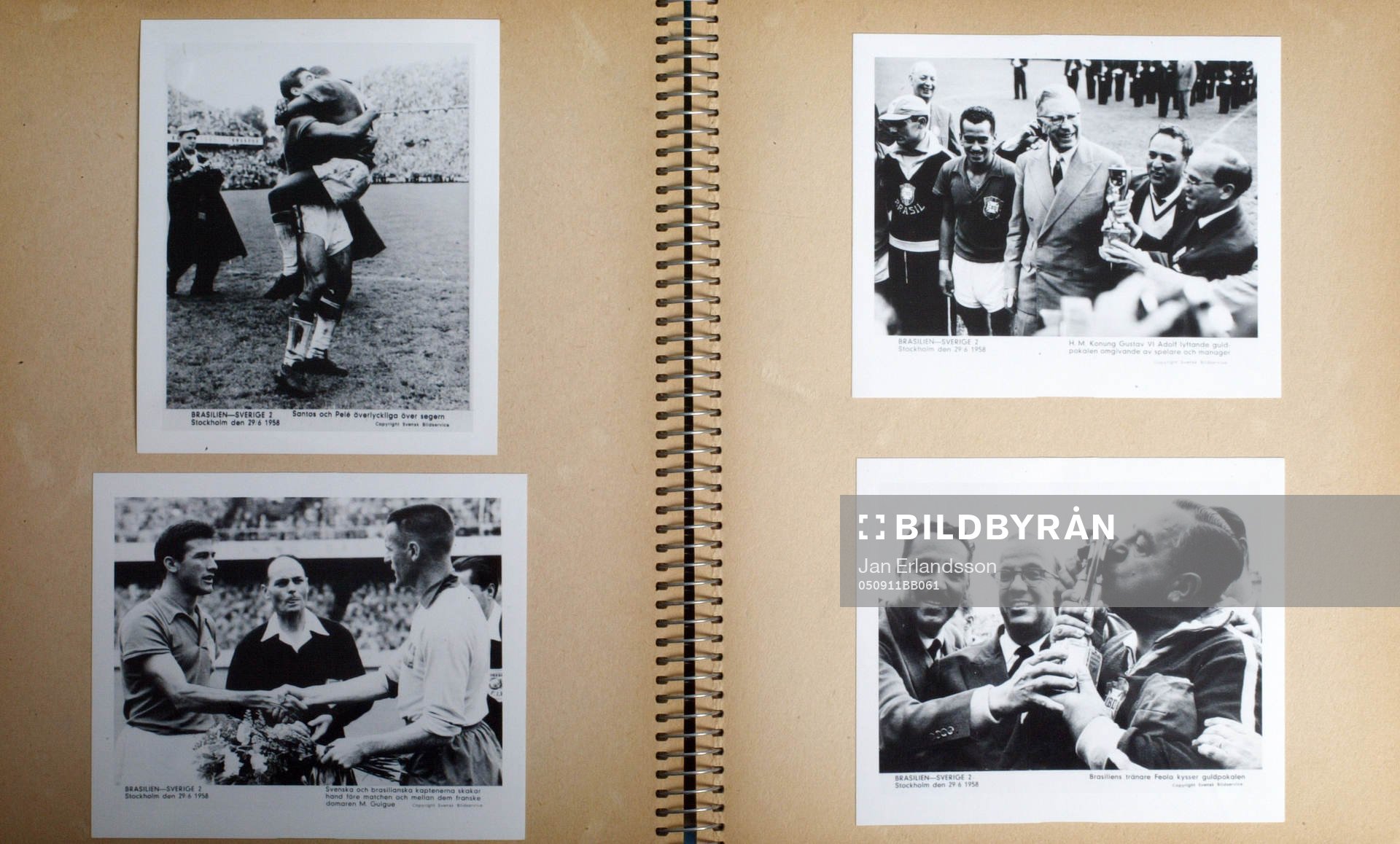 Fotboll, VM, 1958, Souvenir