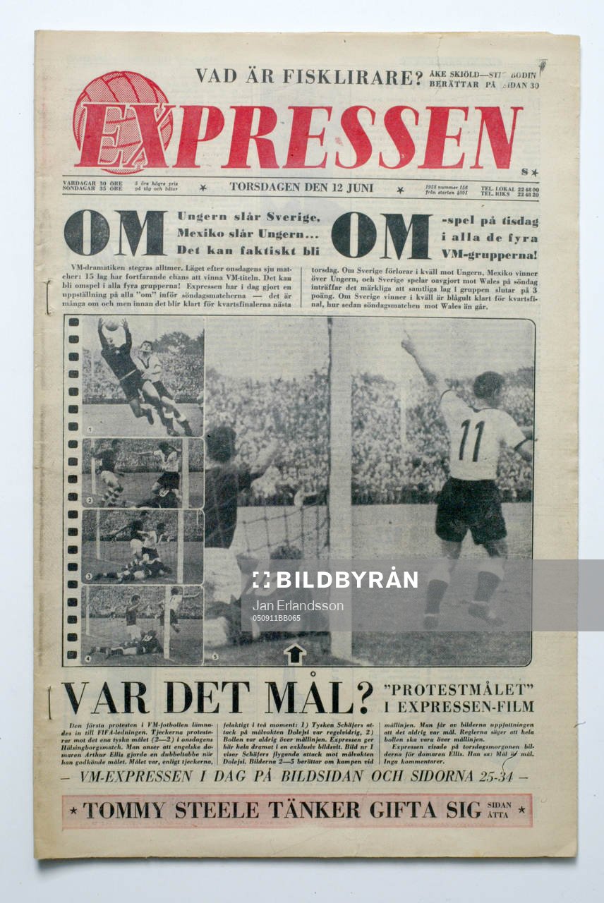 Fotboll, VM, 1958, Souvenir