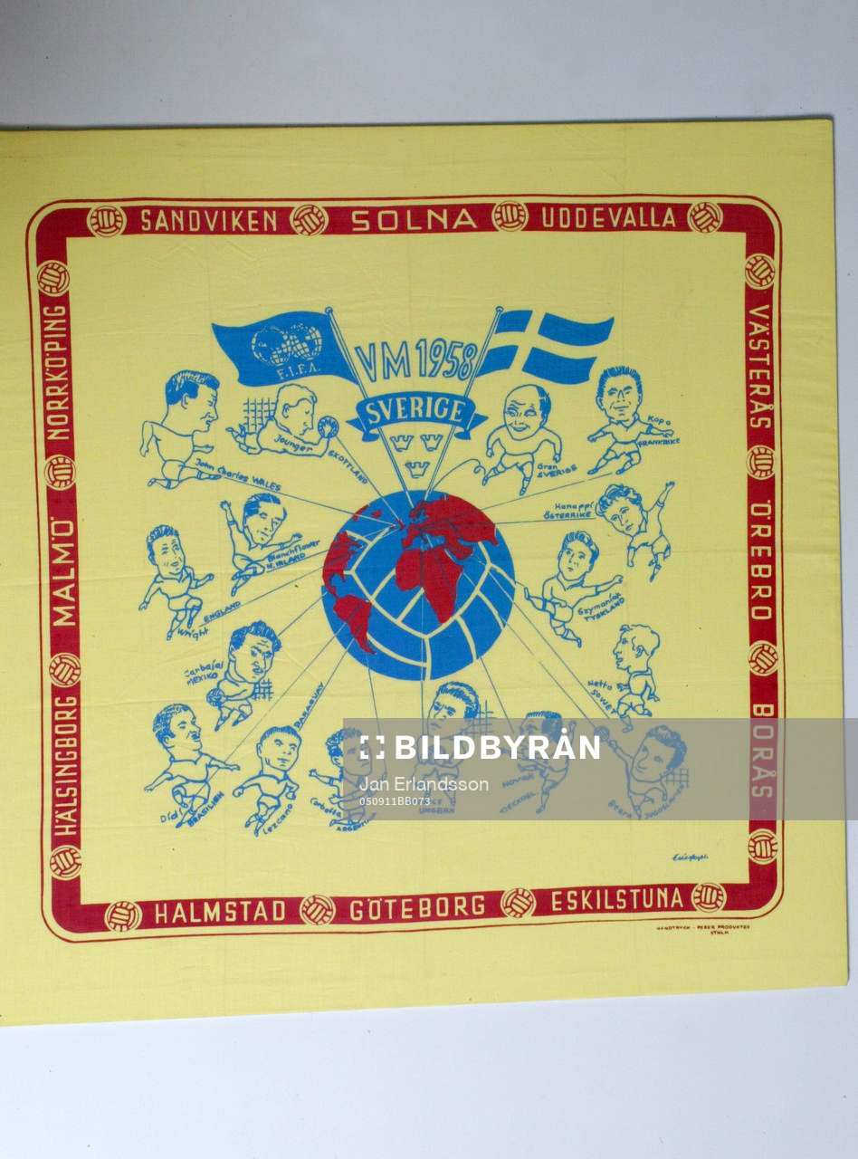 Fotboll, VM, 1958, Souvenir